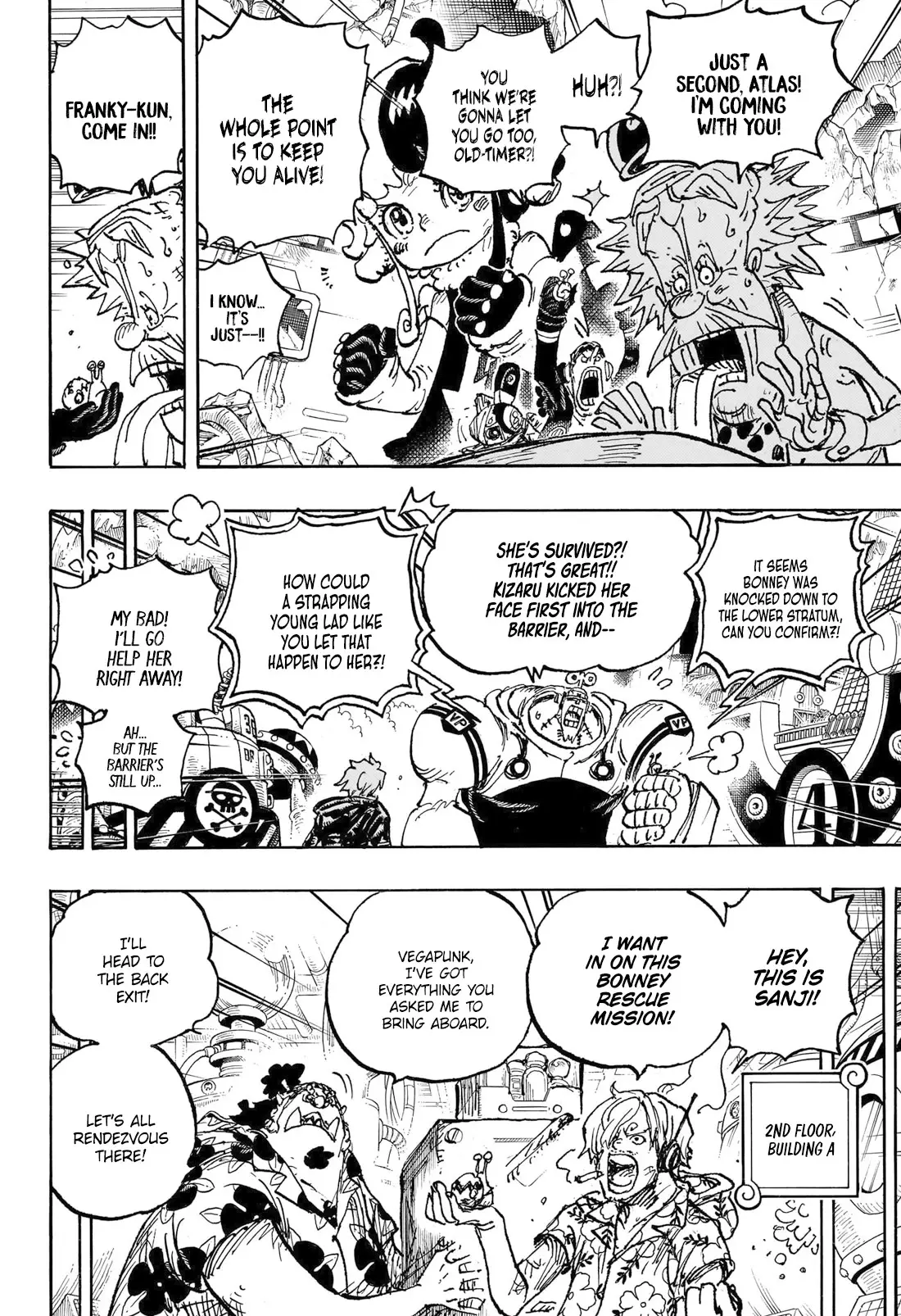 One Piece Manga, chapter 1093, page 4