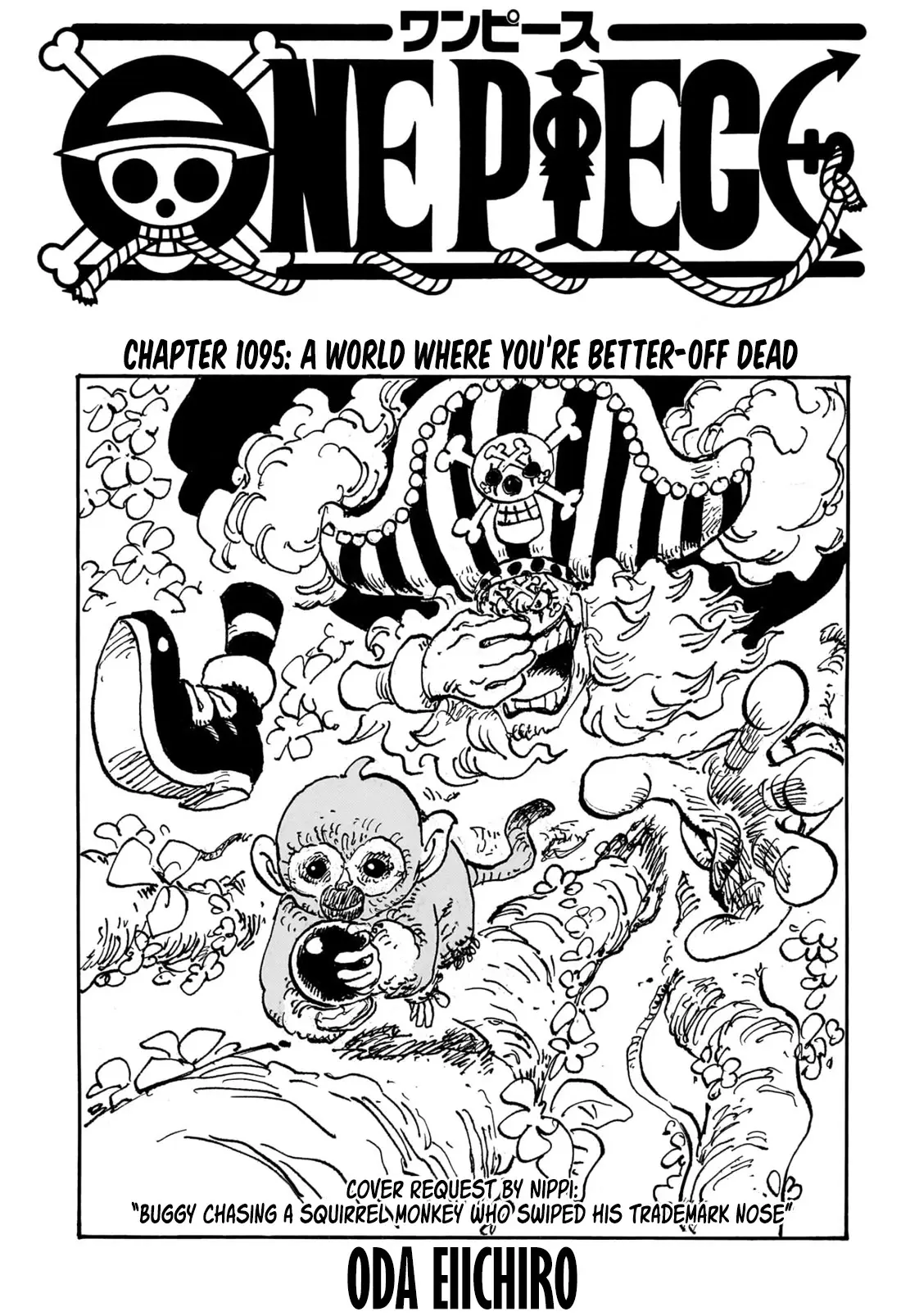 One Piece Manga, chapter 1095, page 1
