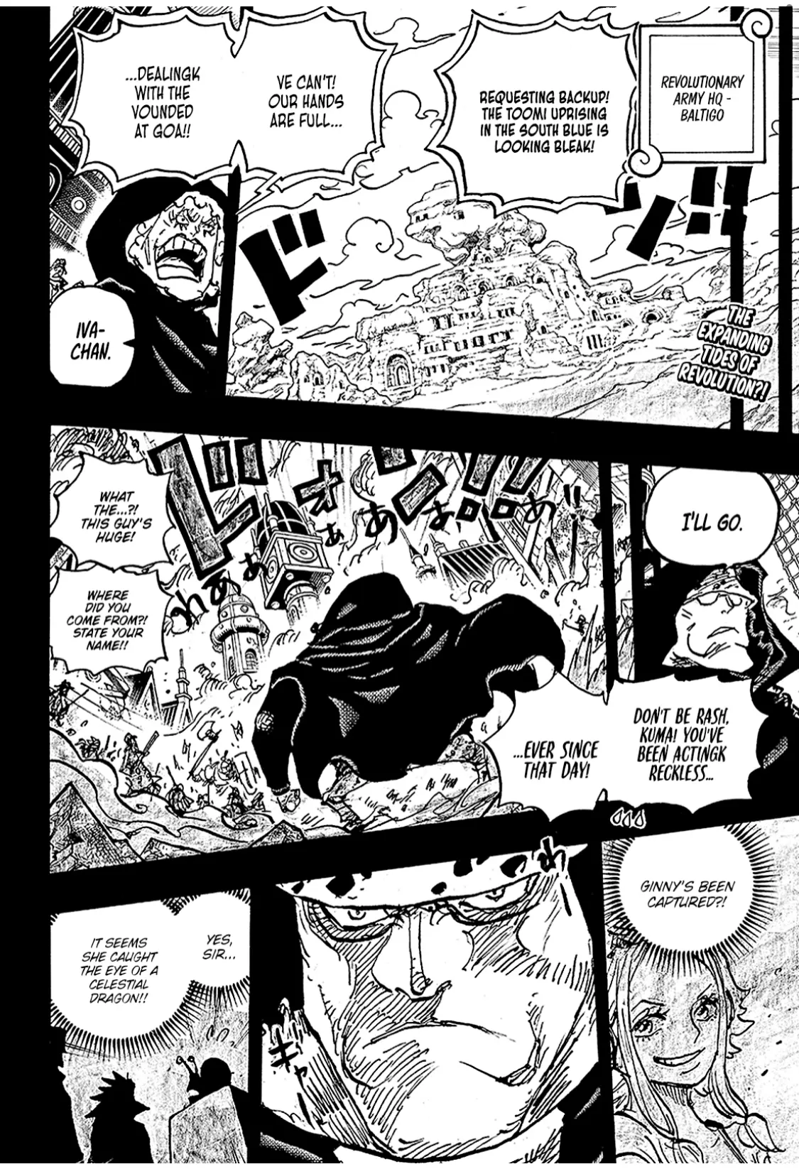One Piece Manga, chapter 1098, page 2