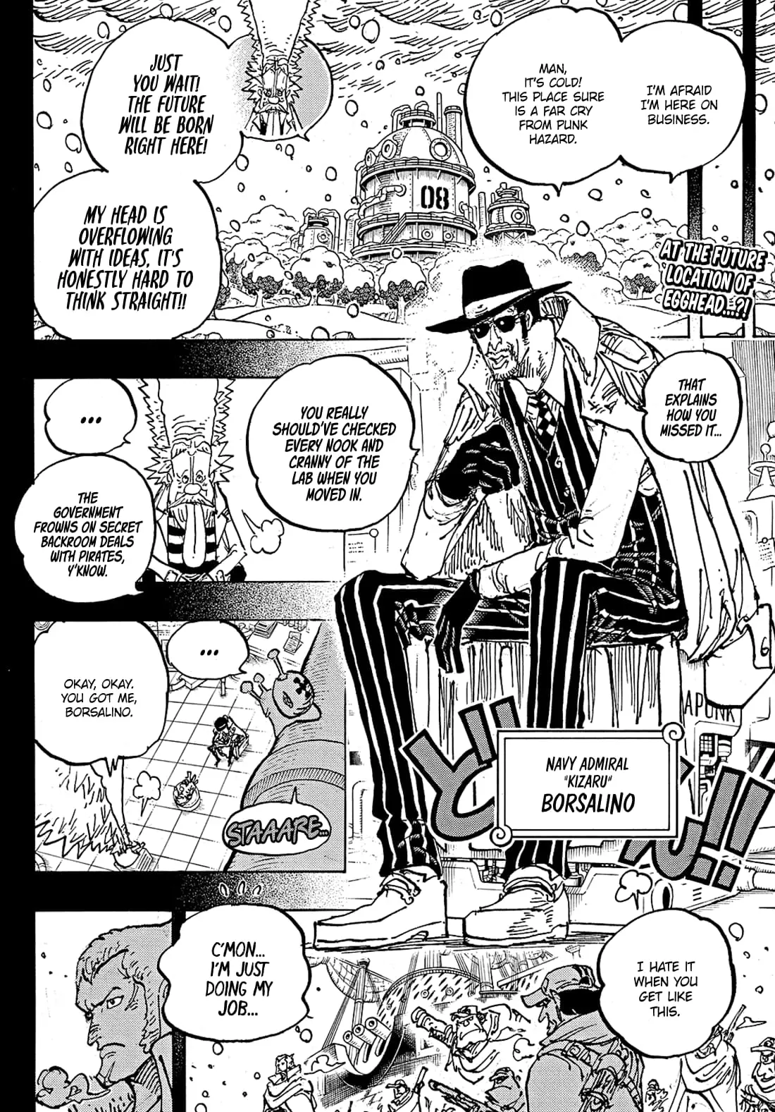 One Piece Manga, chapter 1100, page 2