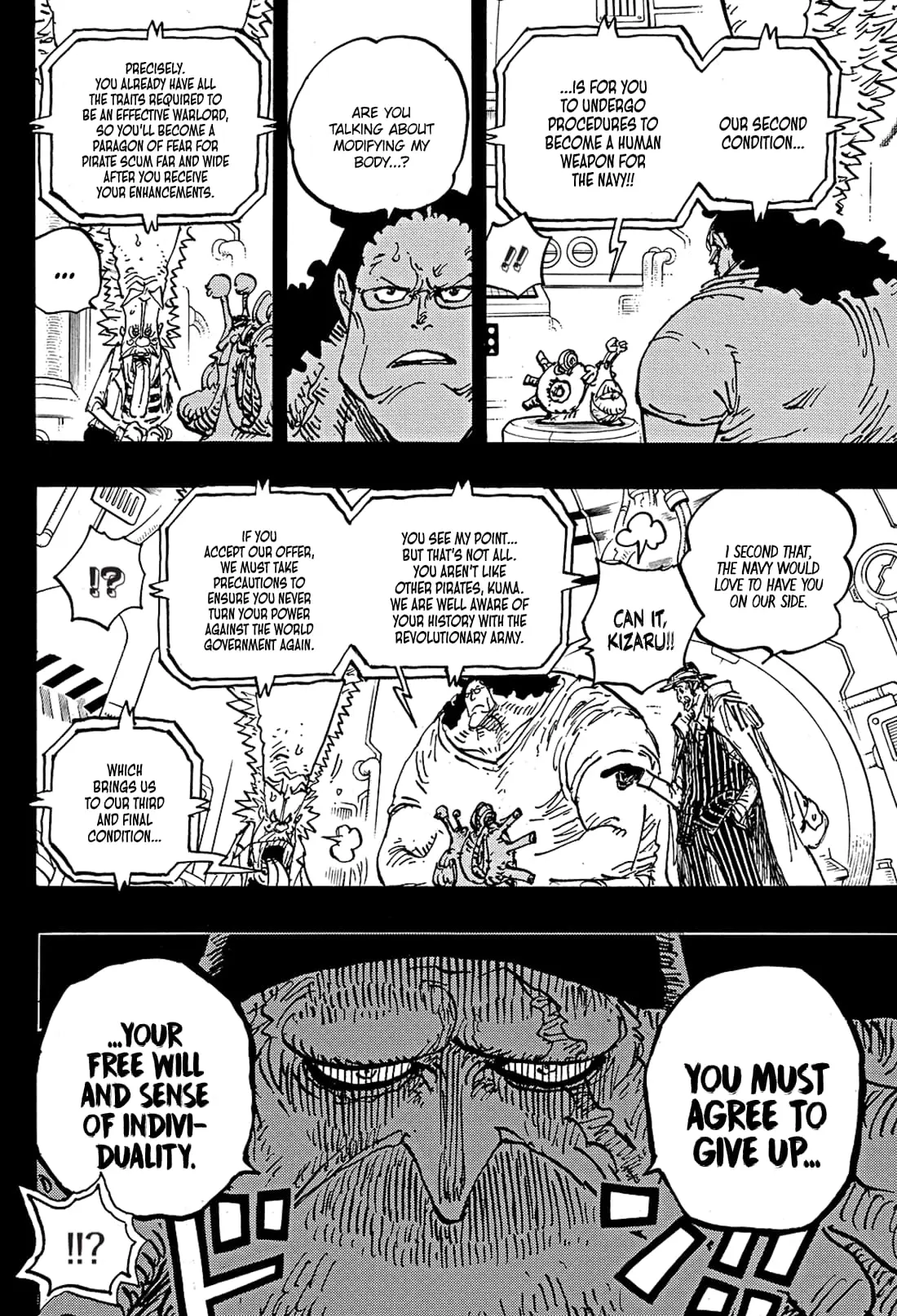 One Piece Manga, chapter 1100, page 4