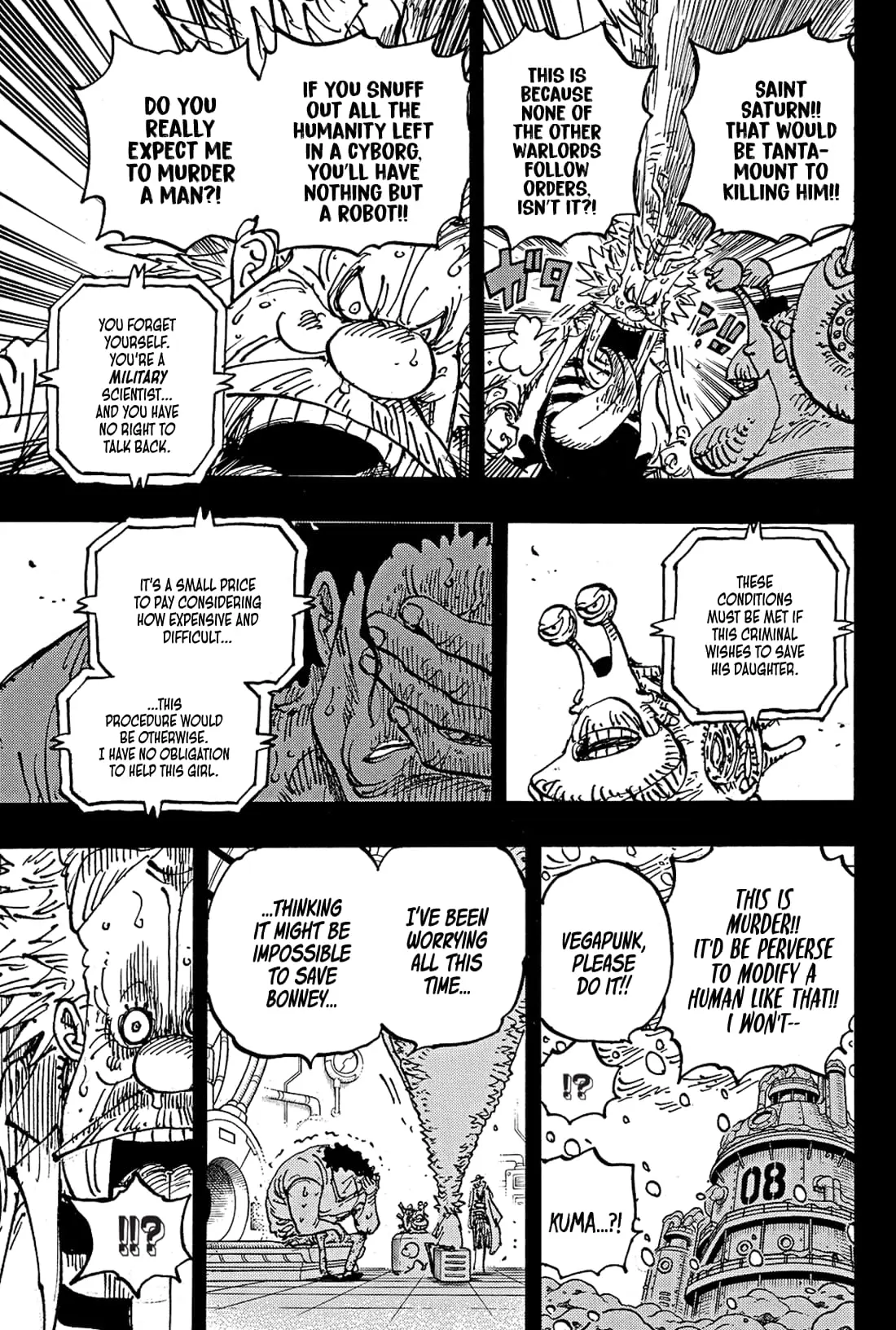 One Piece Manga, chapter 1100, page 5