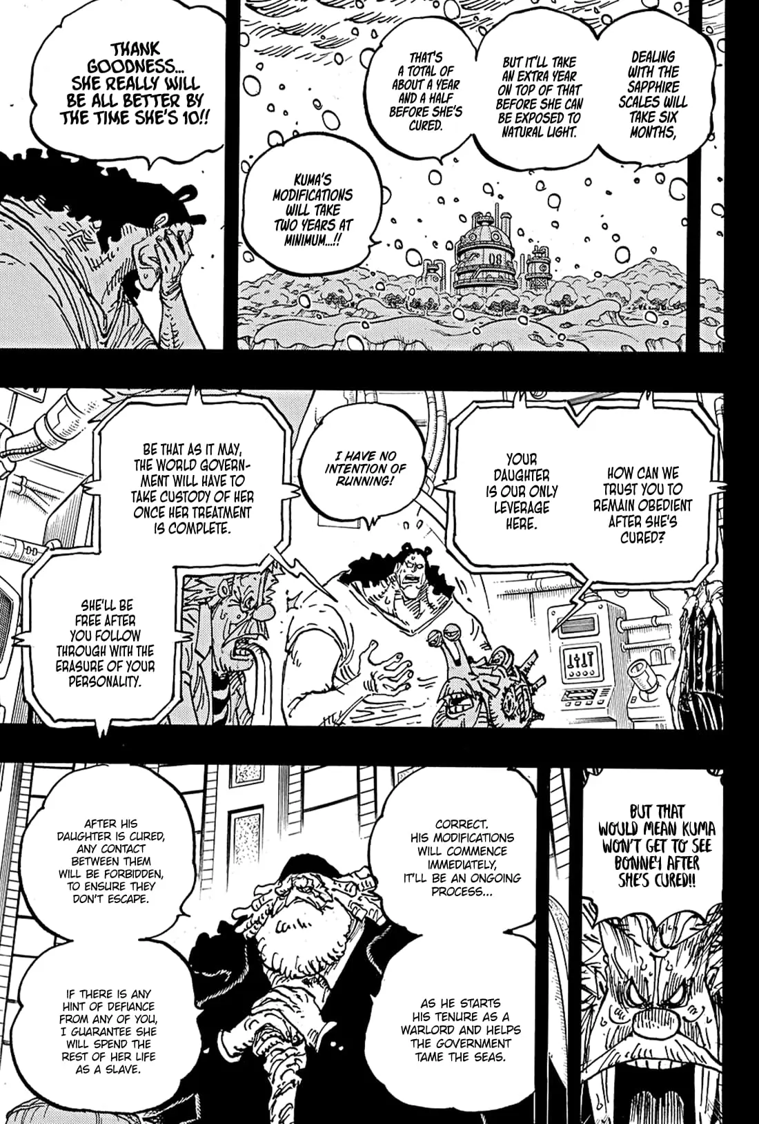 One Piece Manga, chapter 1100, page 7