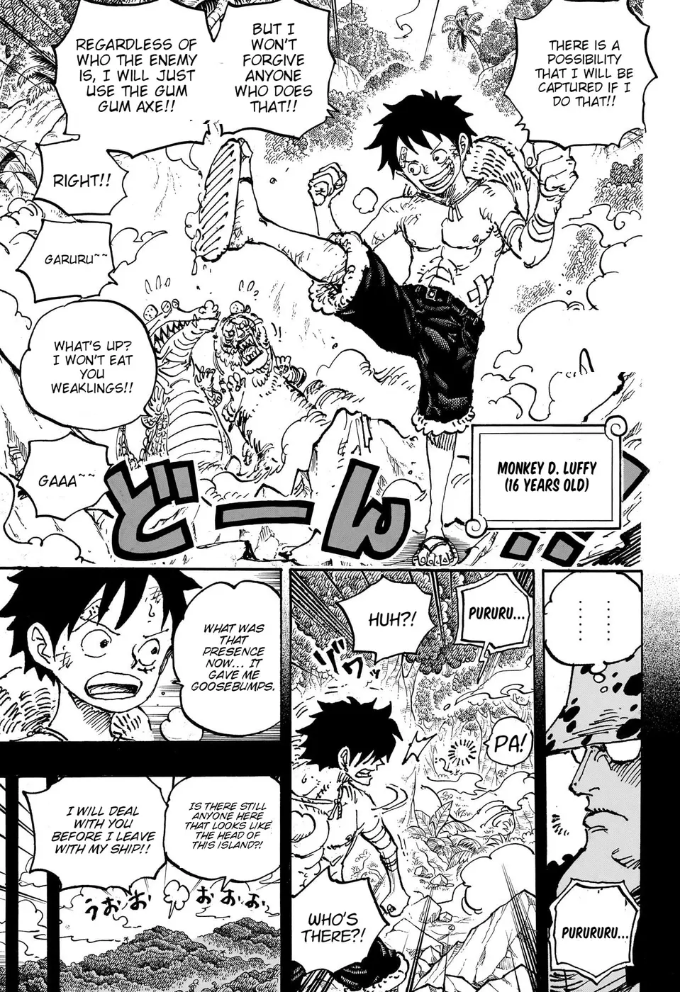 One Piece Manga, chapter 1101, page 3