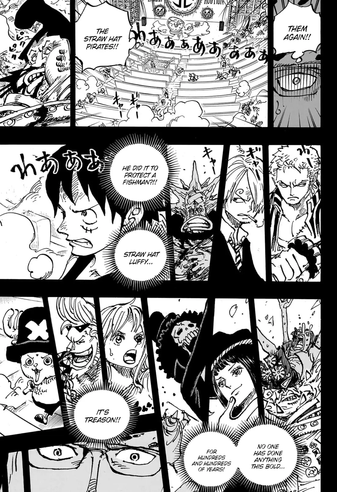 One Piece Manga, chapter 1102, page 10