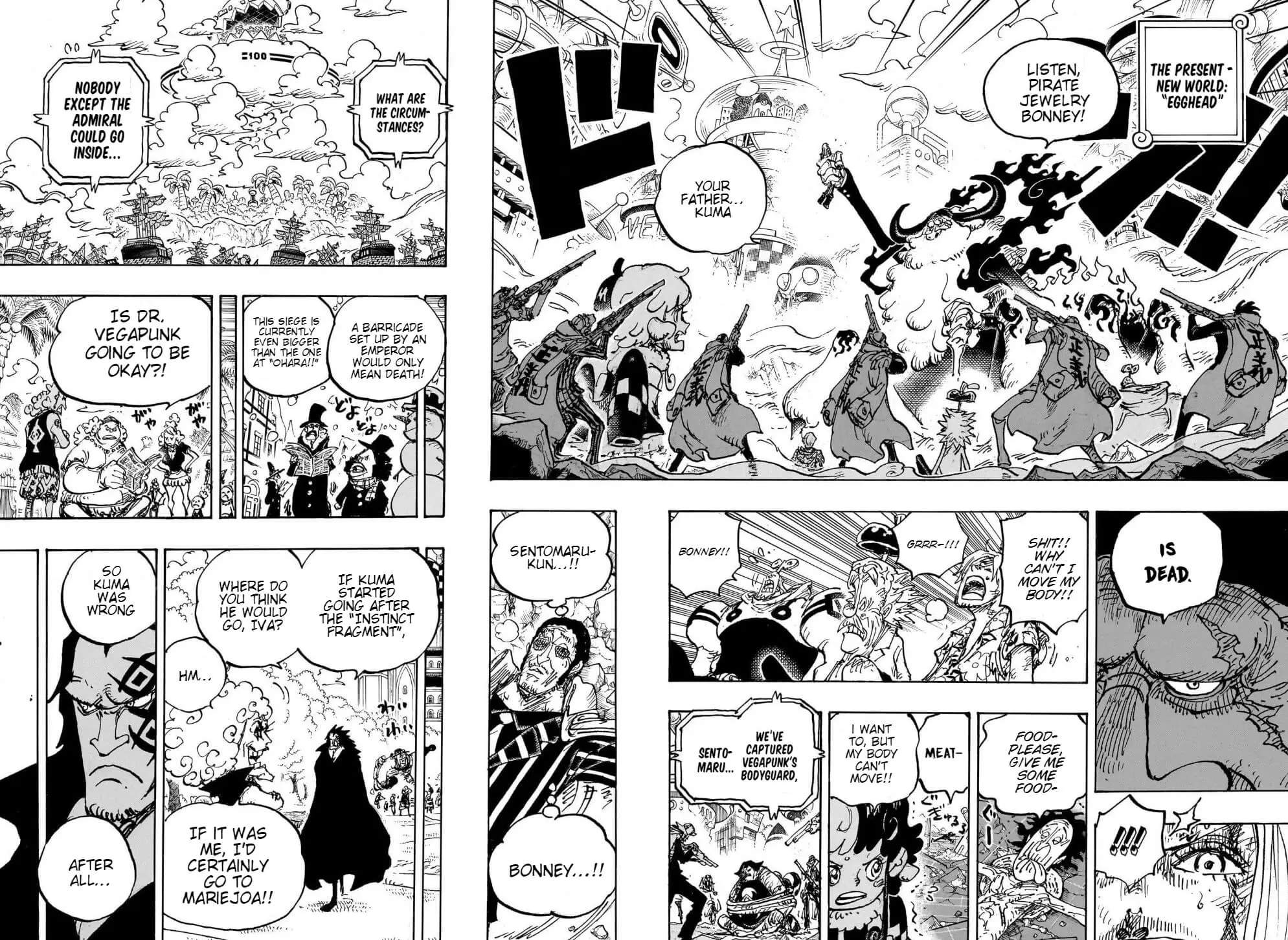 One Piece Manga, chapter 1103, page 5