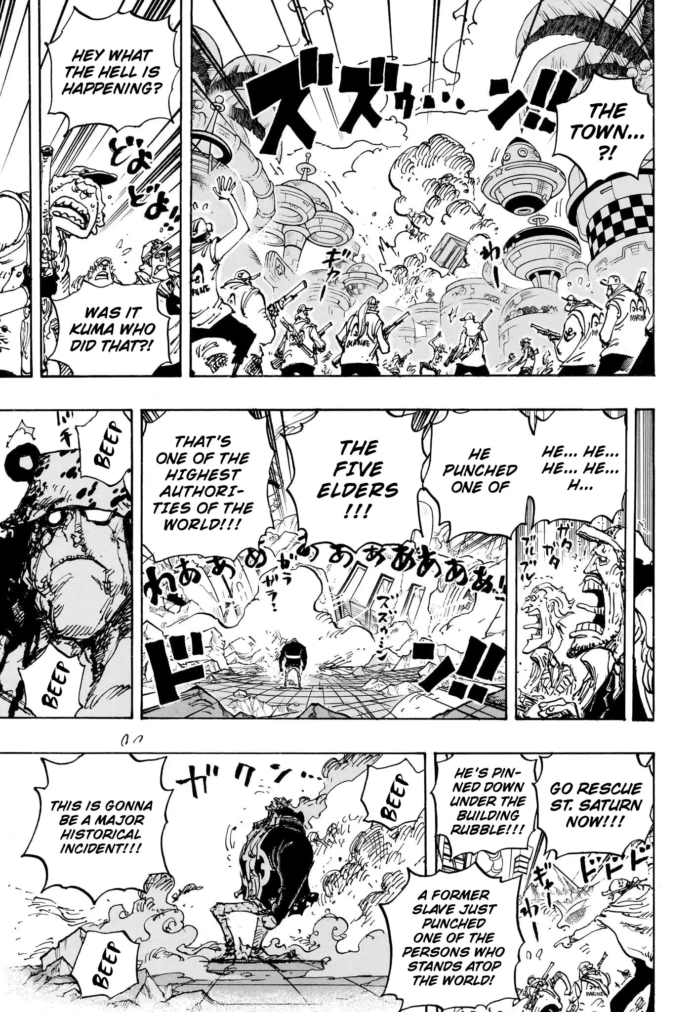 One Piece Manga, chapter 1104, page 5