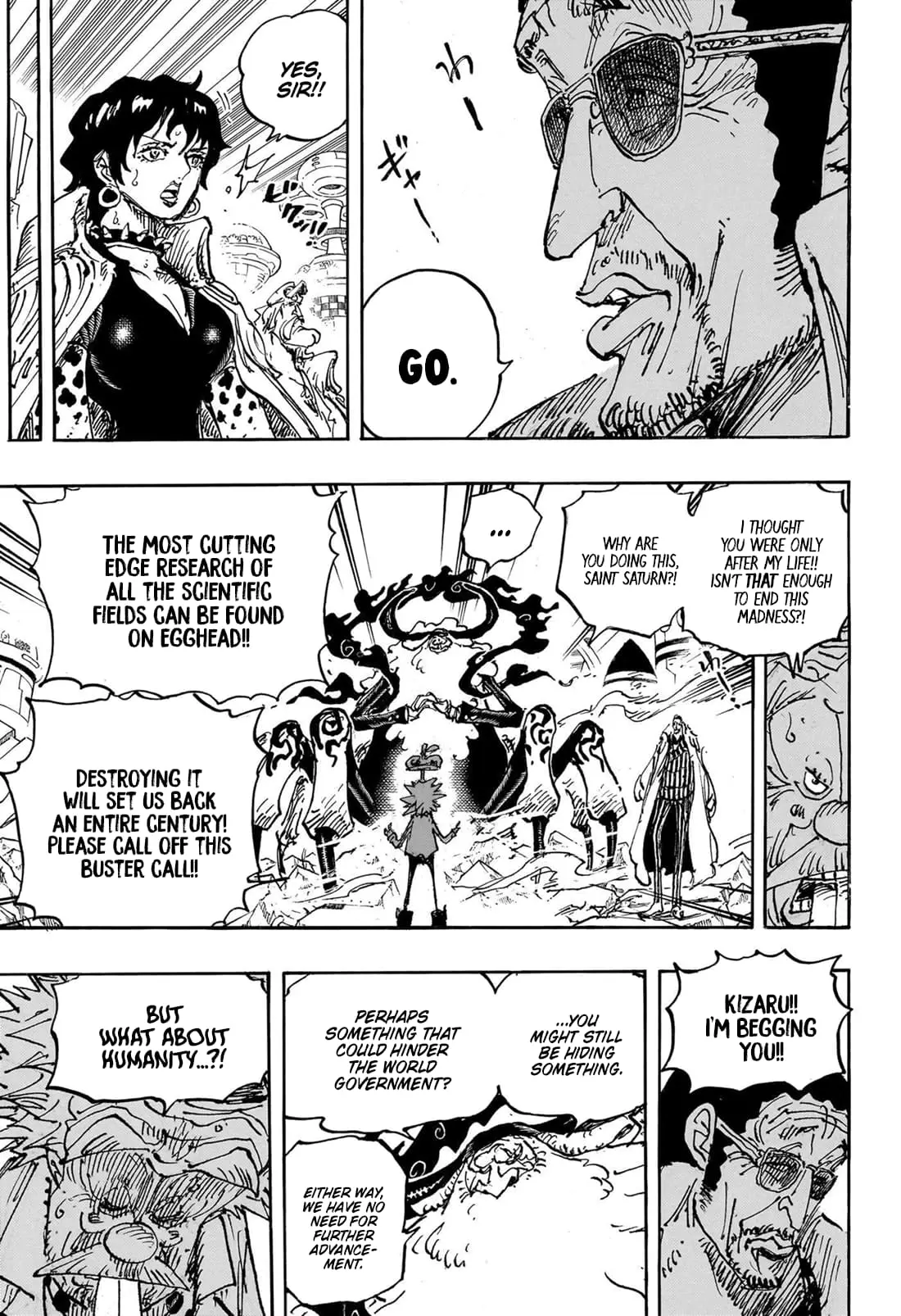 One Piece Manga, chapter 1105, page 3