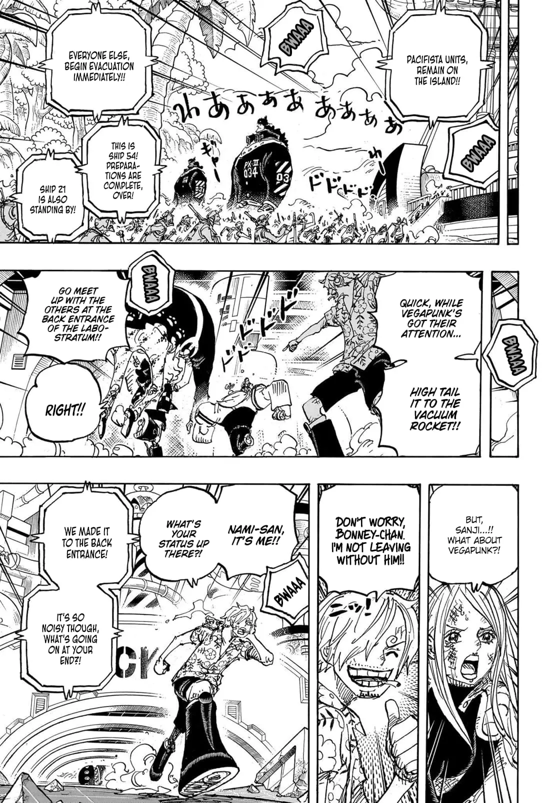 One Piece Manga, chapter 1105, page 5