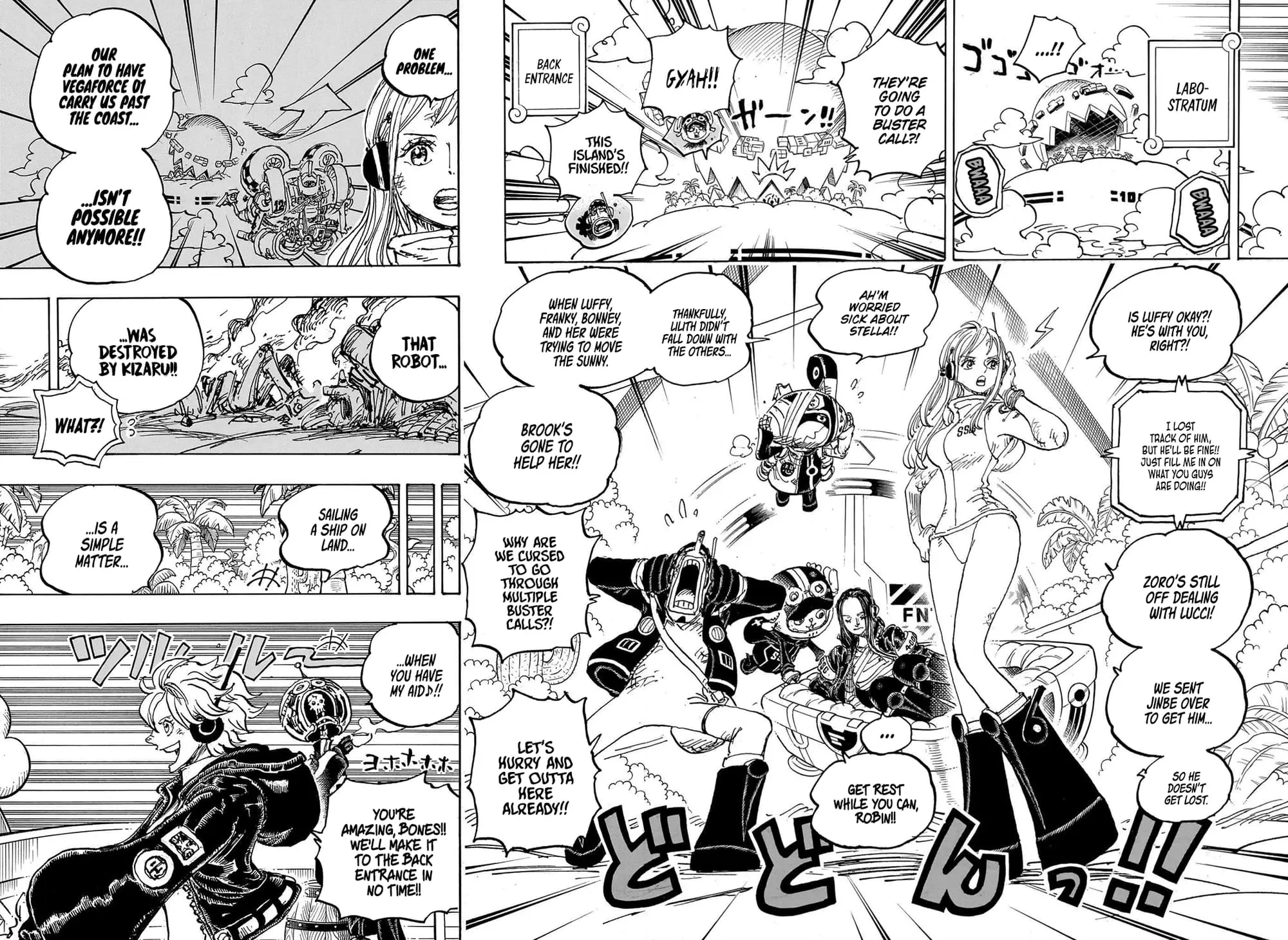 One Piece Manga, chapter 1105, page 6