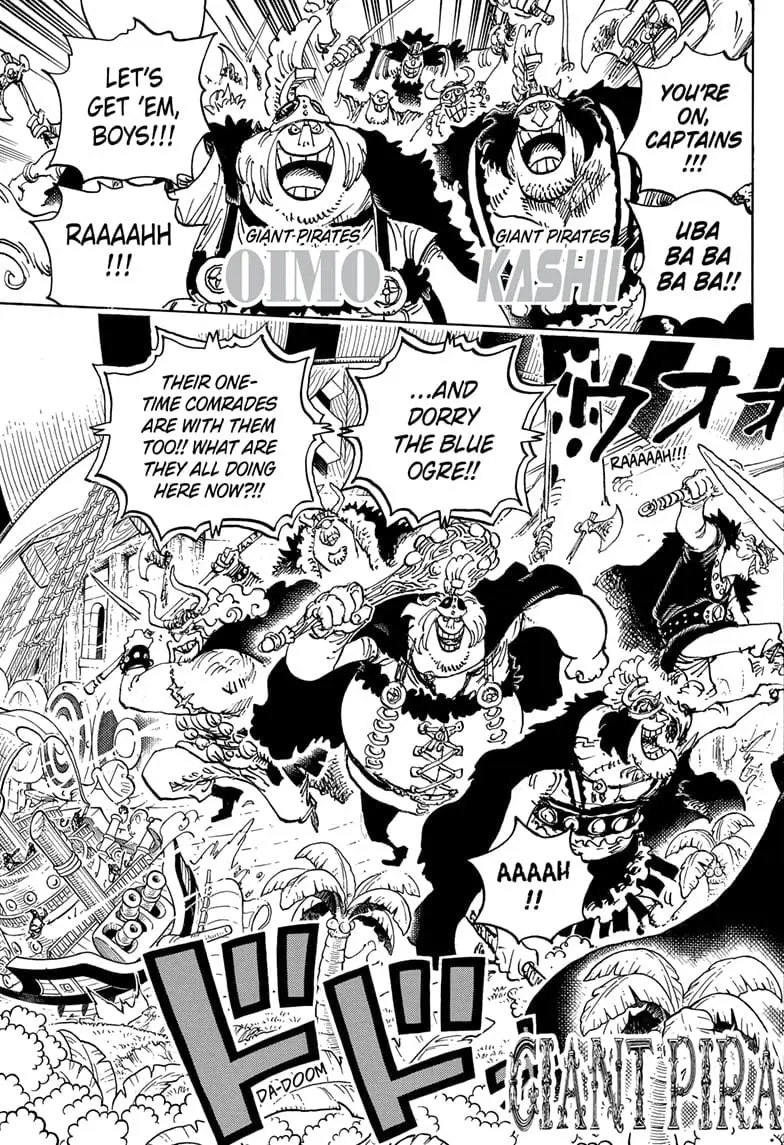 One Piece Manga, chapter 1107, page 3
