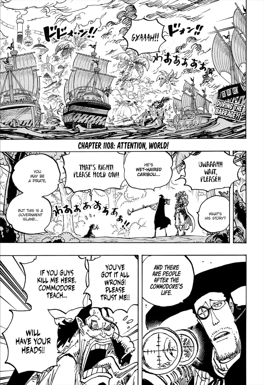 One Piece Manga, chapter 1108, page 3