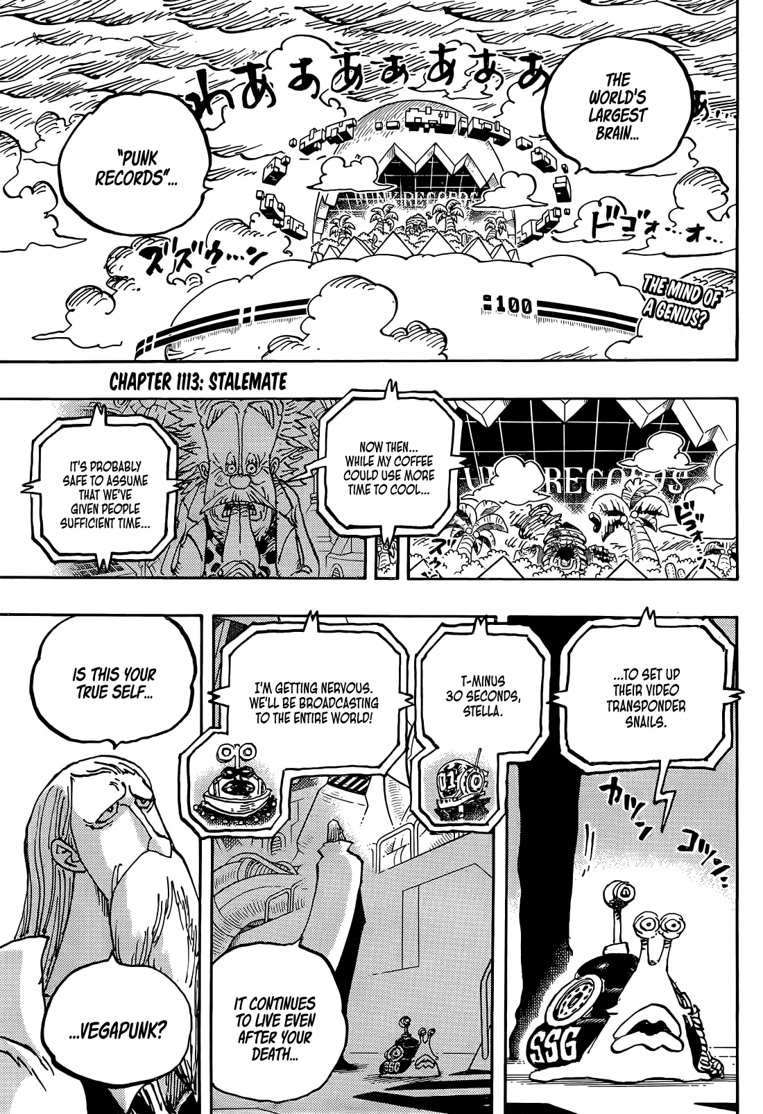 One Piece Manga, chapter 1113, page 2