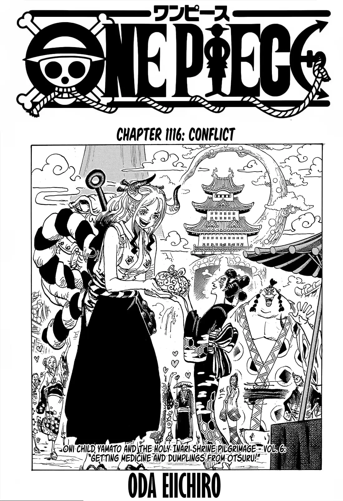 One Piece Manga, chapter 1116, page 1