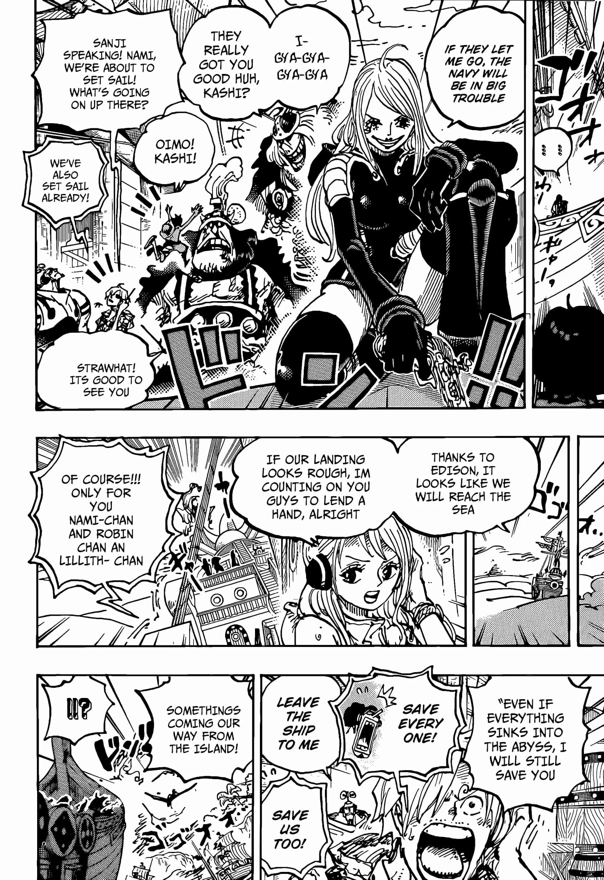 One Piece Manga, chapter 1118, page 8