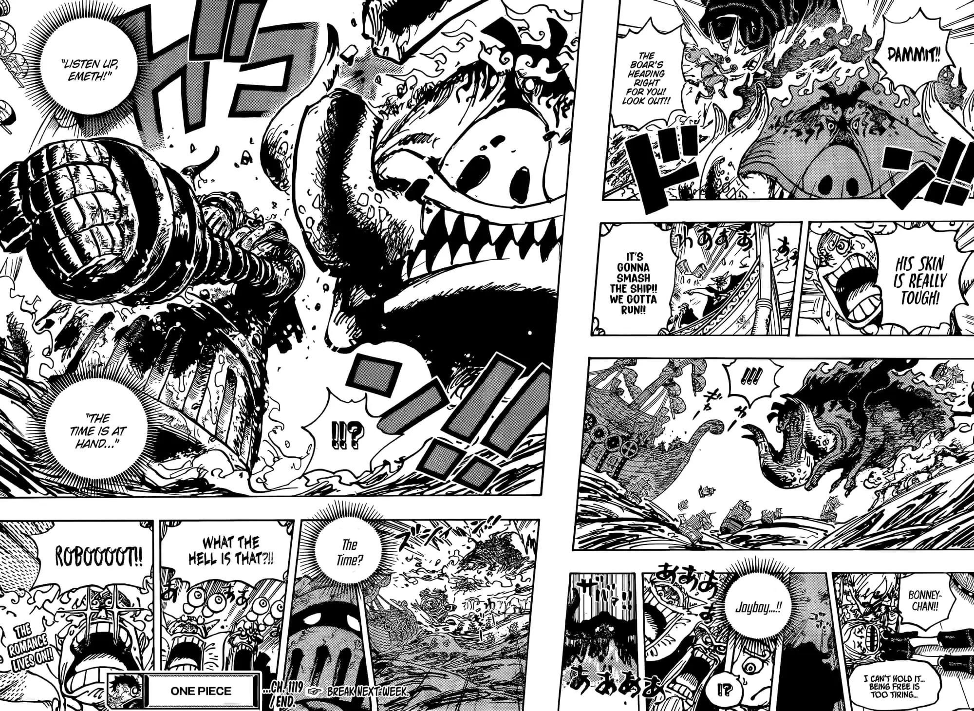 One Piece Manga, chapter 1119, page 12