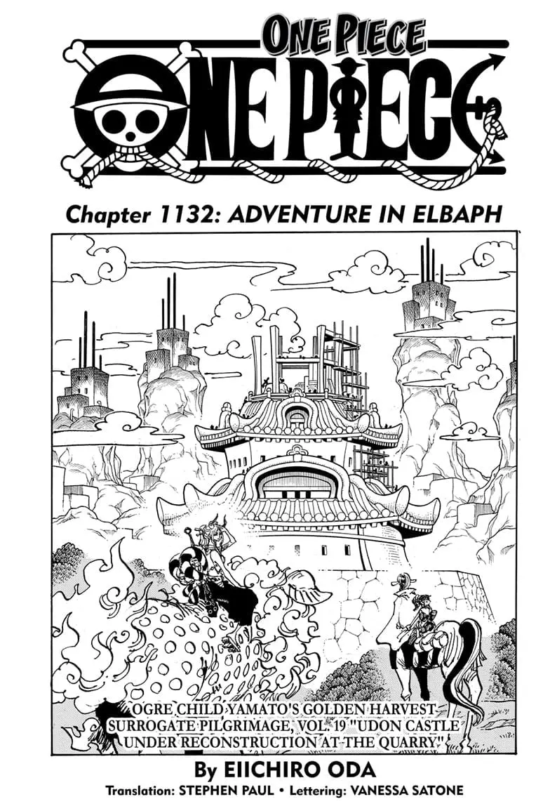 One Piece Manga, chapter 1132, page 1