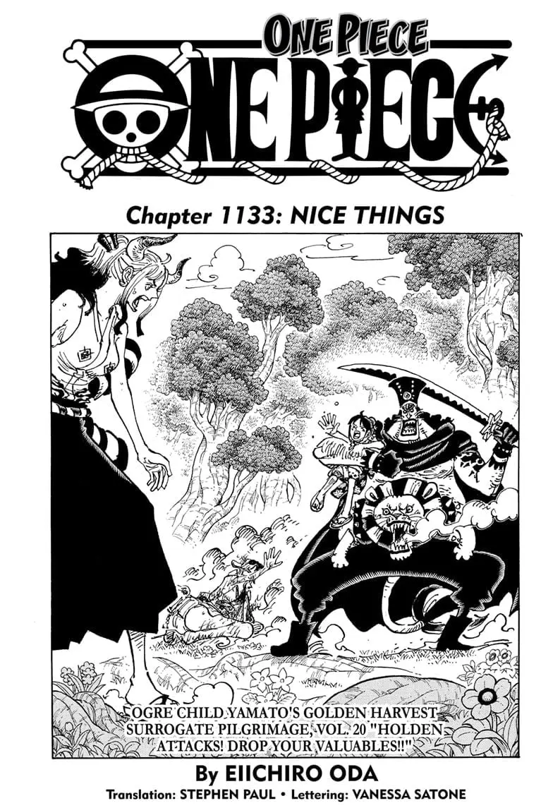 One Piece Manga, chapter 1133, page 1