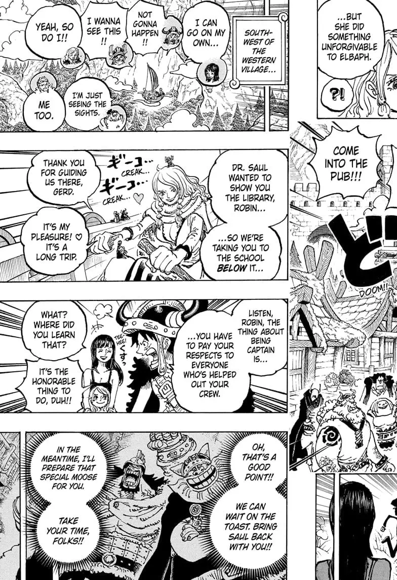 One Piece Manga, chapter 1133, page 9