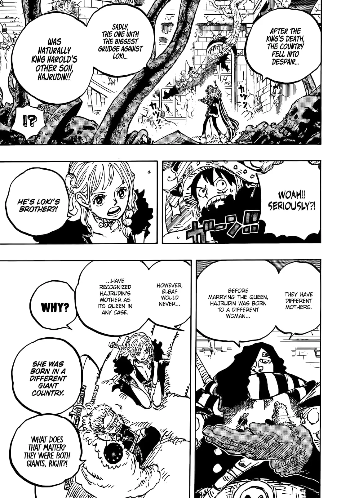 One Piece Manga, chapter 1137, page 8