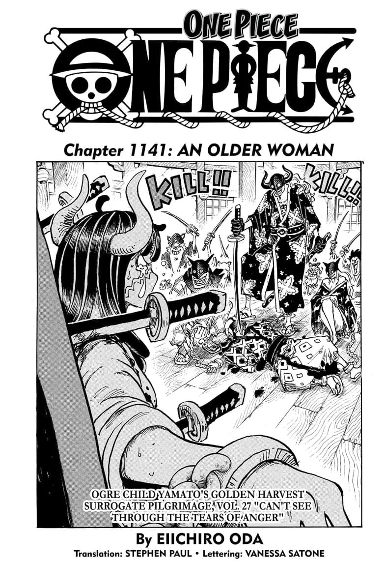 One Piece Manga, chapter 1141, page 1