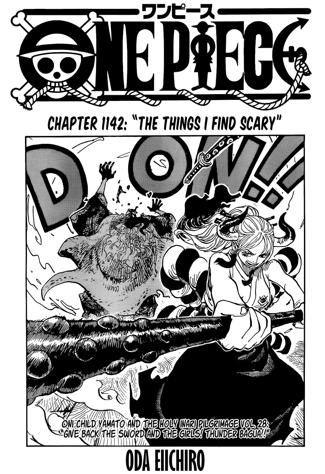 One Piece Manga, chapter 1142, page 1