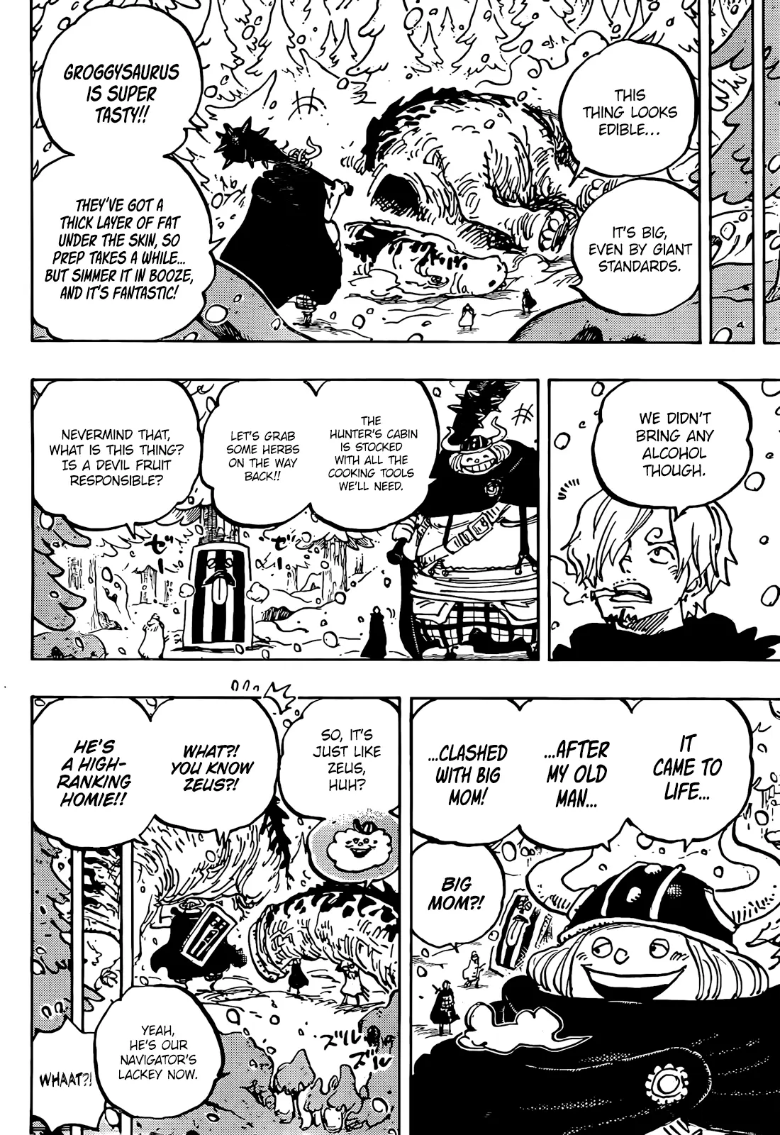 One Piece Manga, chapter 1145, page 4