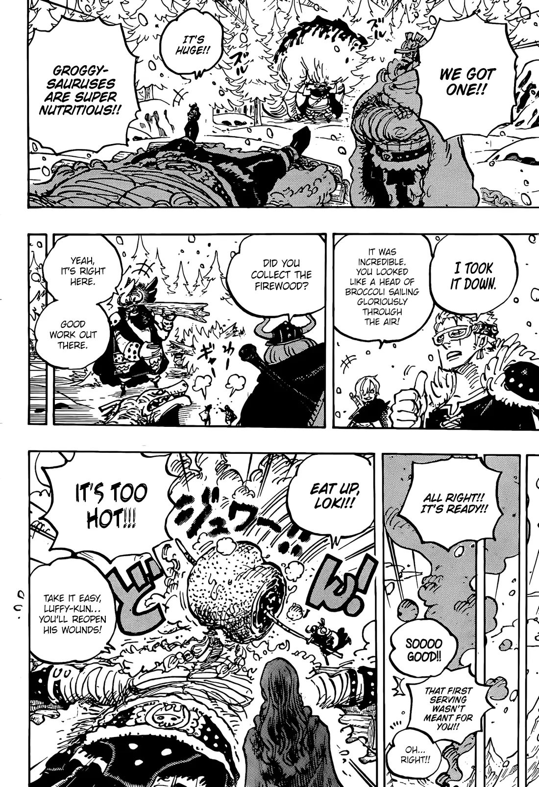 One Piece Manga, chapter 1145, page 6