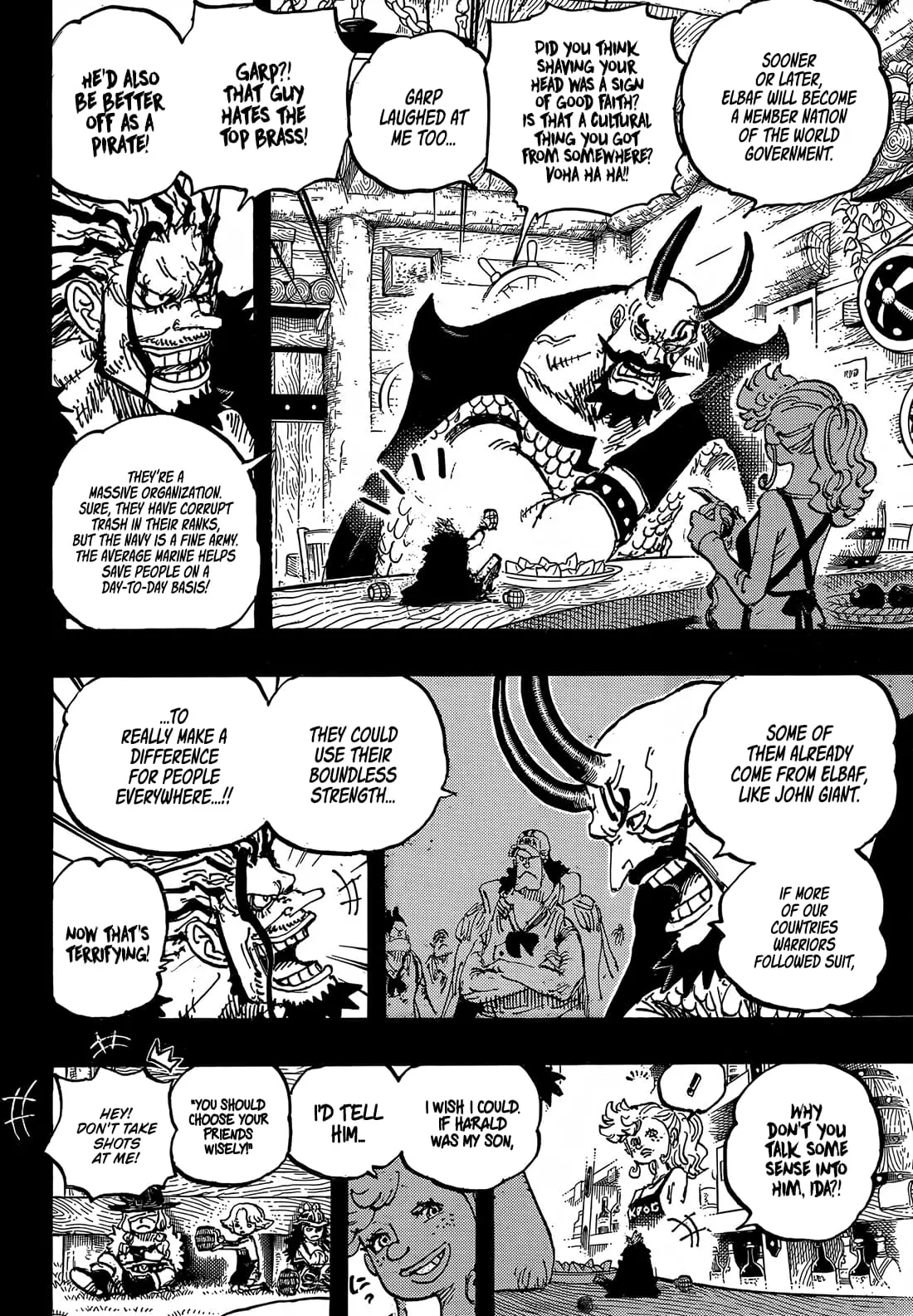 One Piece Manga, chapter 1157, page 8