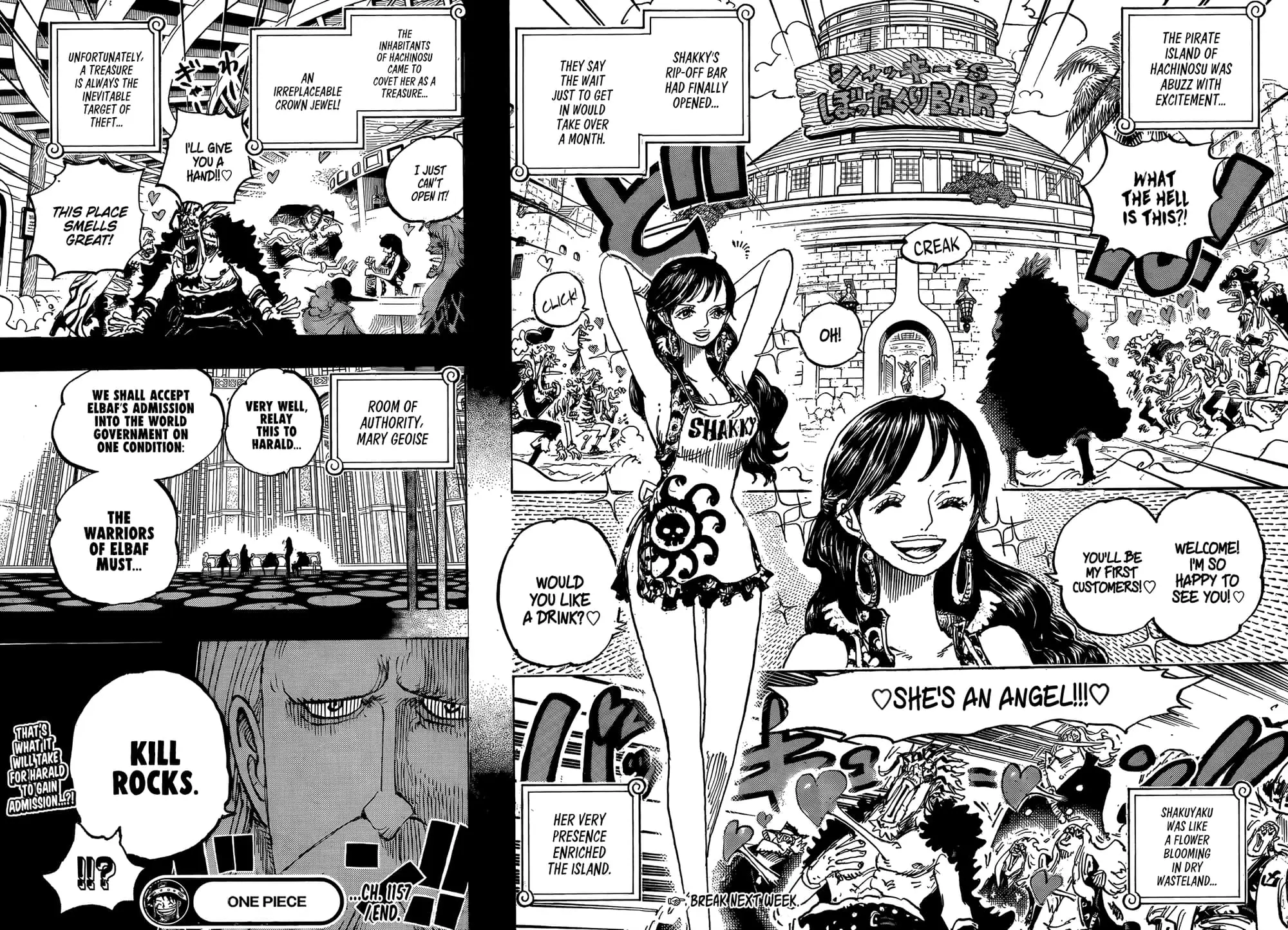 One Piece Manga, chapter 1157, page 14