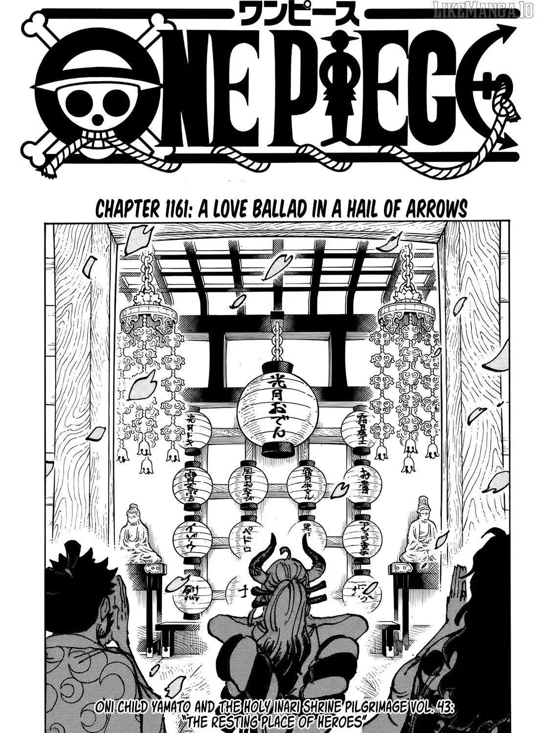 One Piece Manga, chapter 1161, page 3