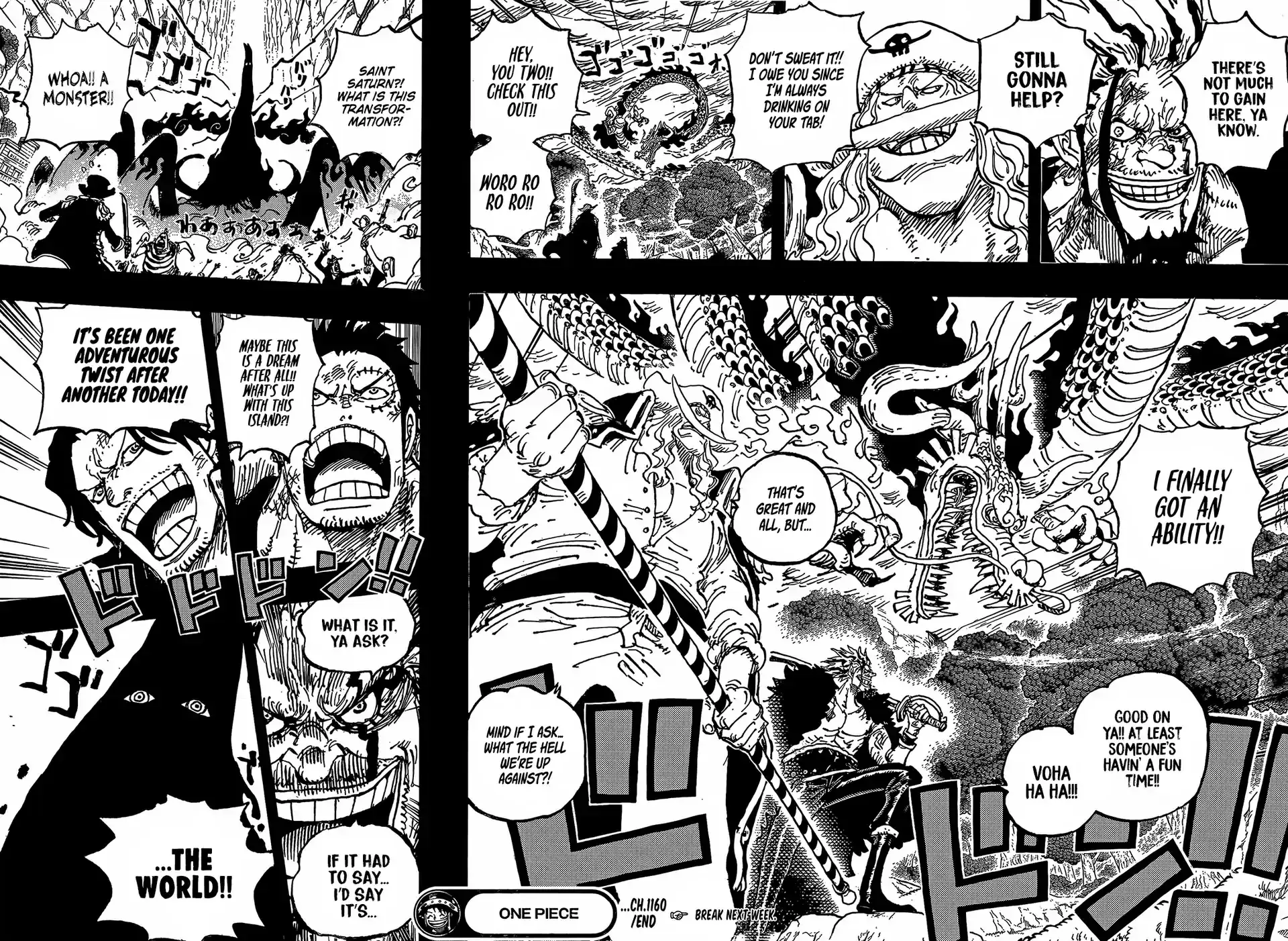 One Piece Manga, chapter 1162, page 31