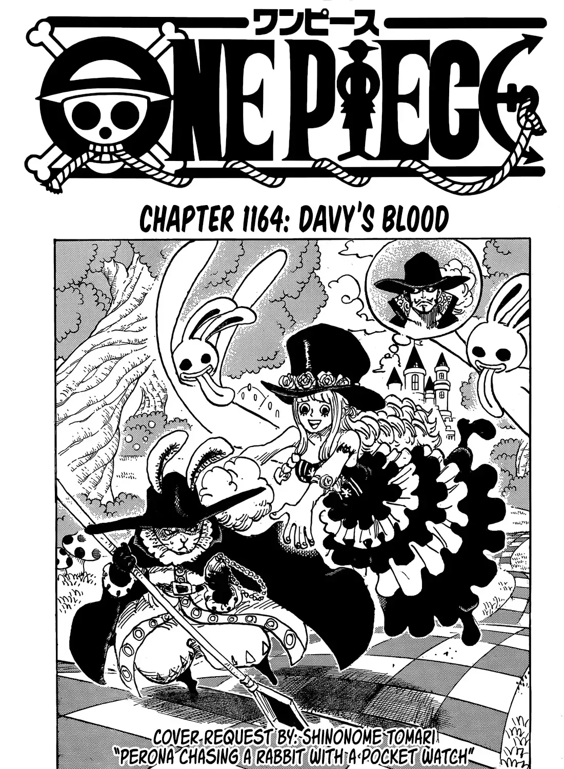 One Piece Manga, chapter 1164, page 1