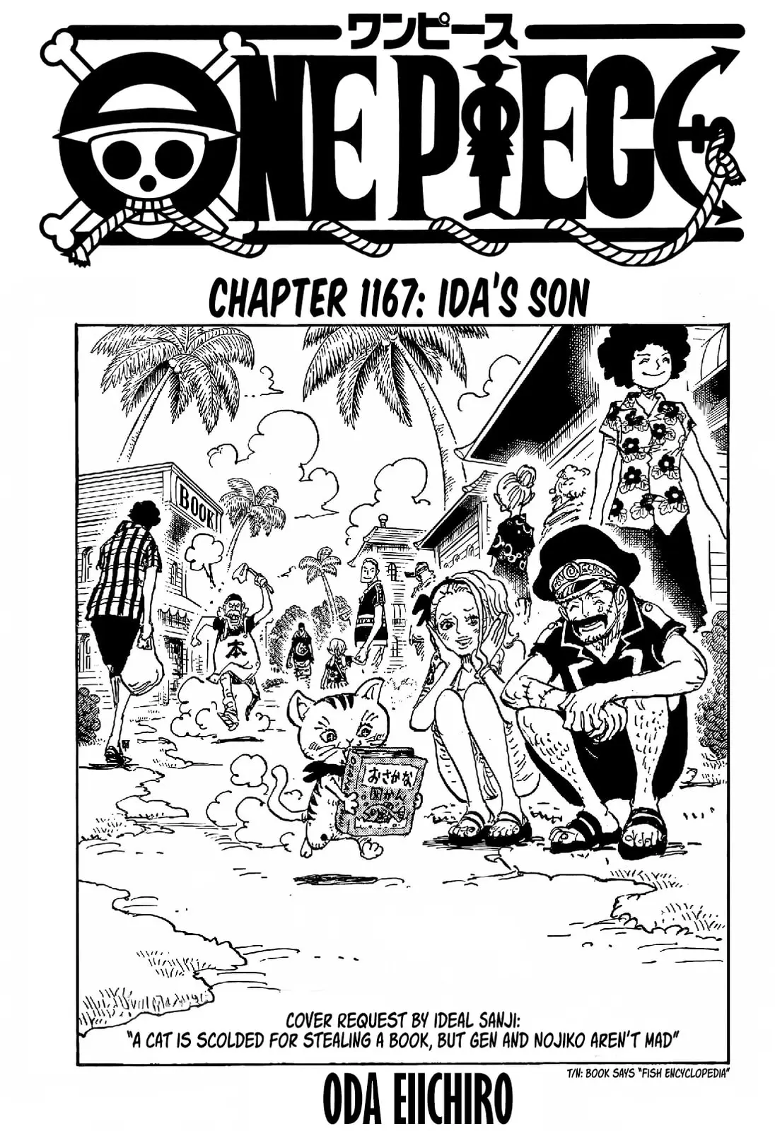 One Piece Manga, chapter 1167, page 1