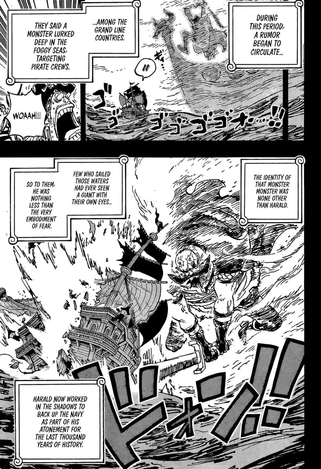 One Piece Manga, chapter 1167, page 3