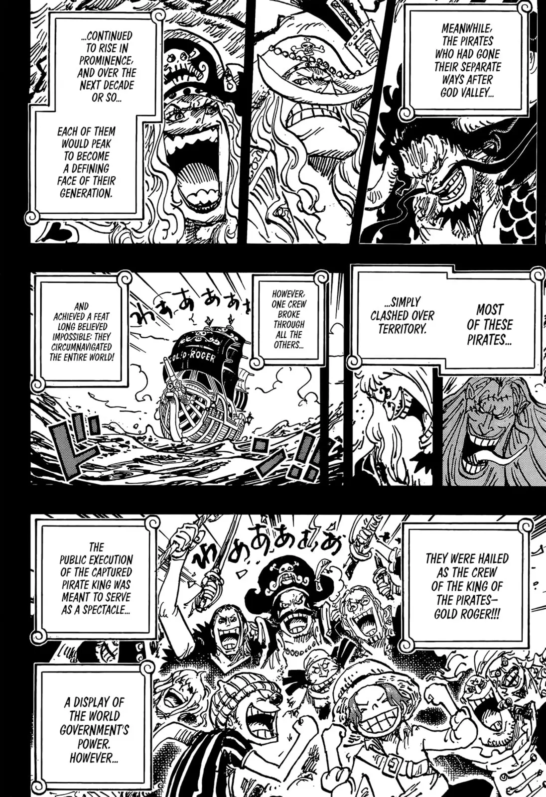 One Piece Manga, chapter 1167, page 4