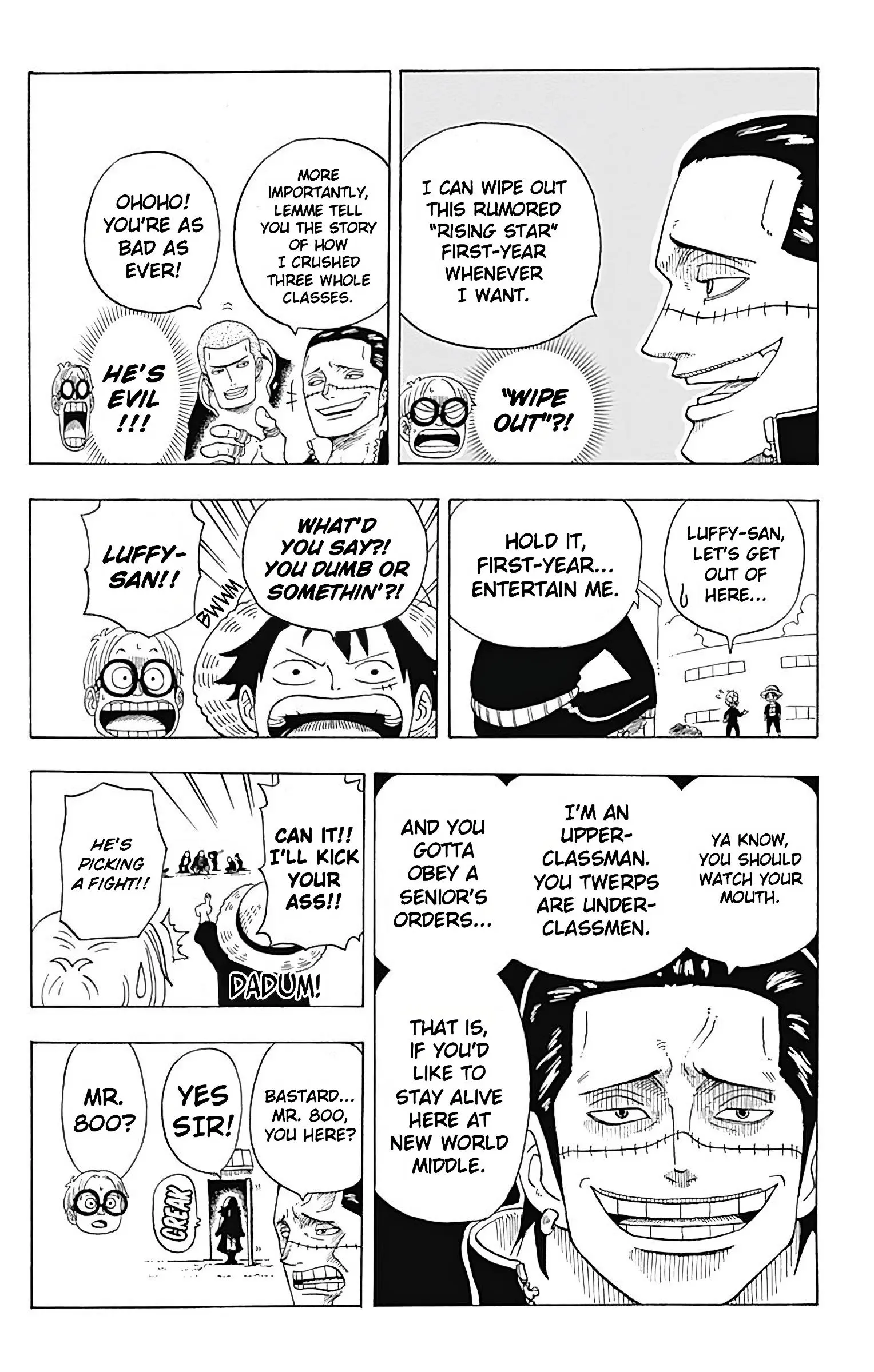 One Piece Academy, chapter 3, page 9