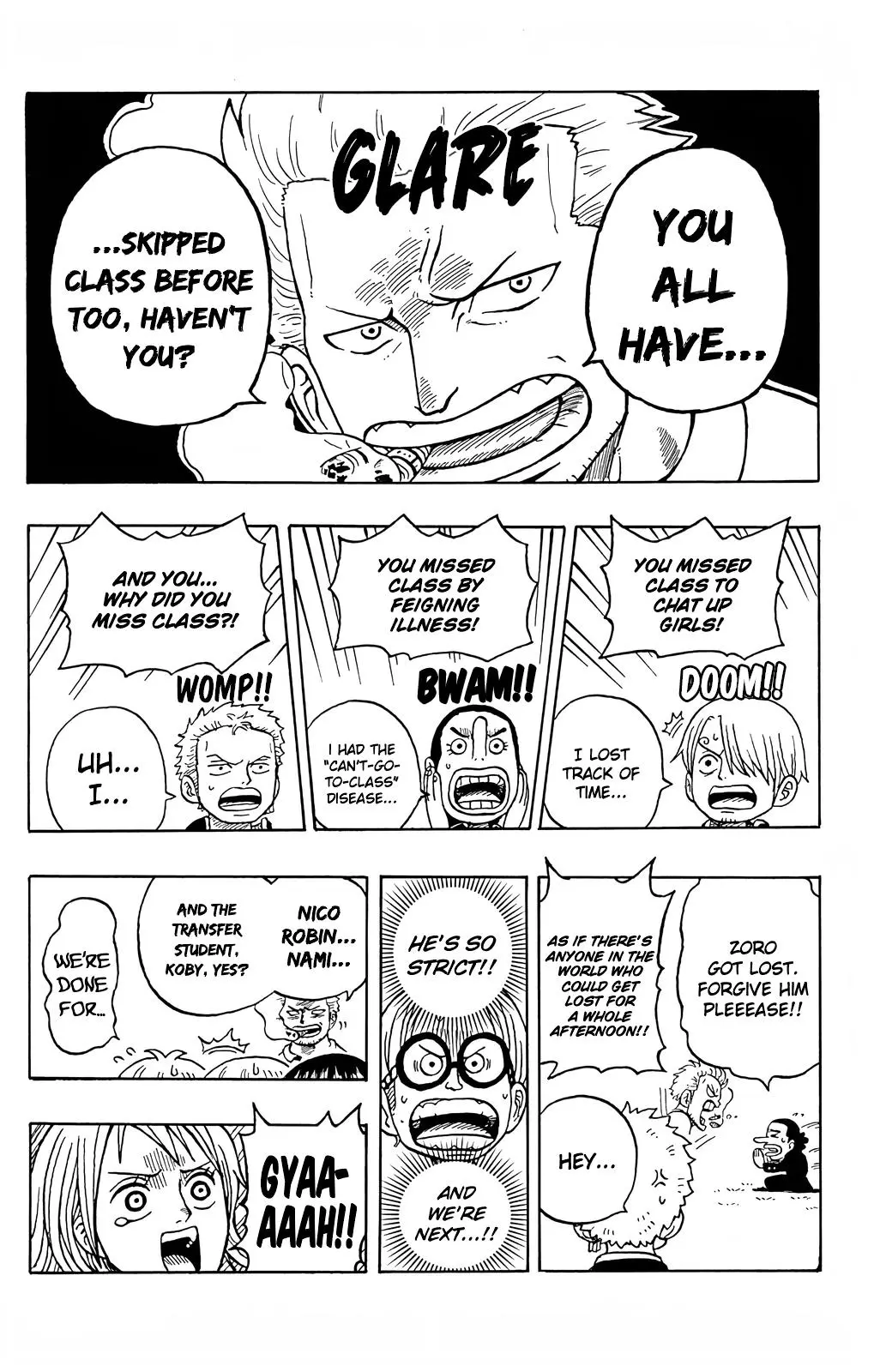 One Piece Academy, chapter 4, page 10