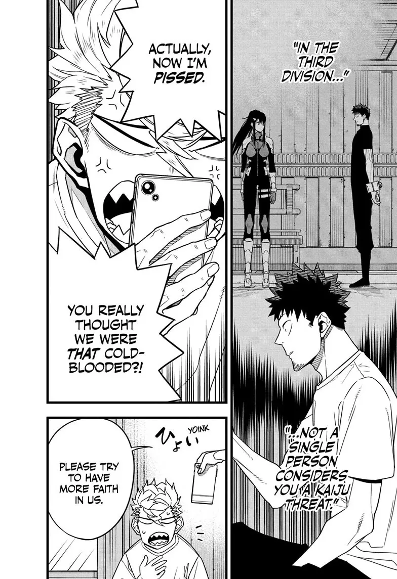 Kaiju No 8 Manga, chapter 67, page 18