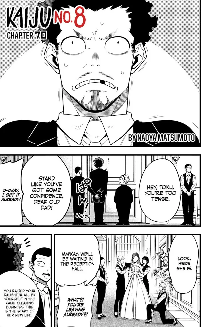 Kaiju No 8 Manga, chapter 70, page 1