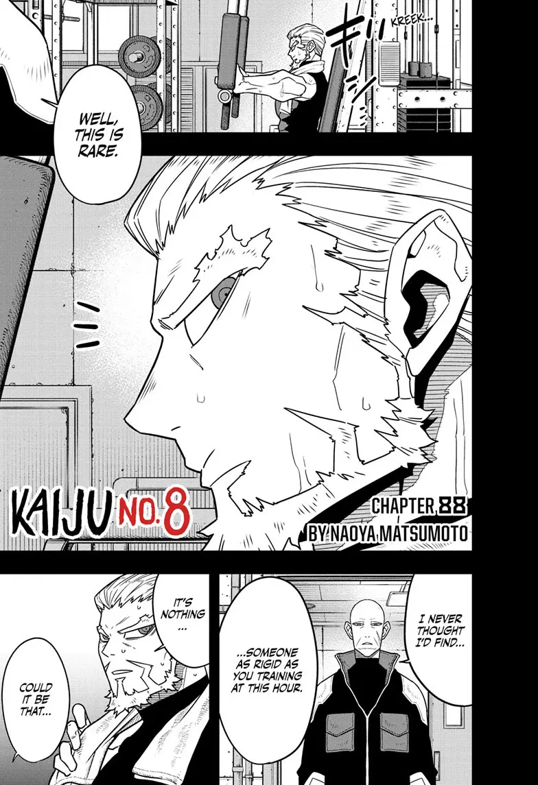 Kaiju No 8 Manga, chapter 88, page 1