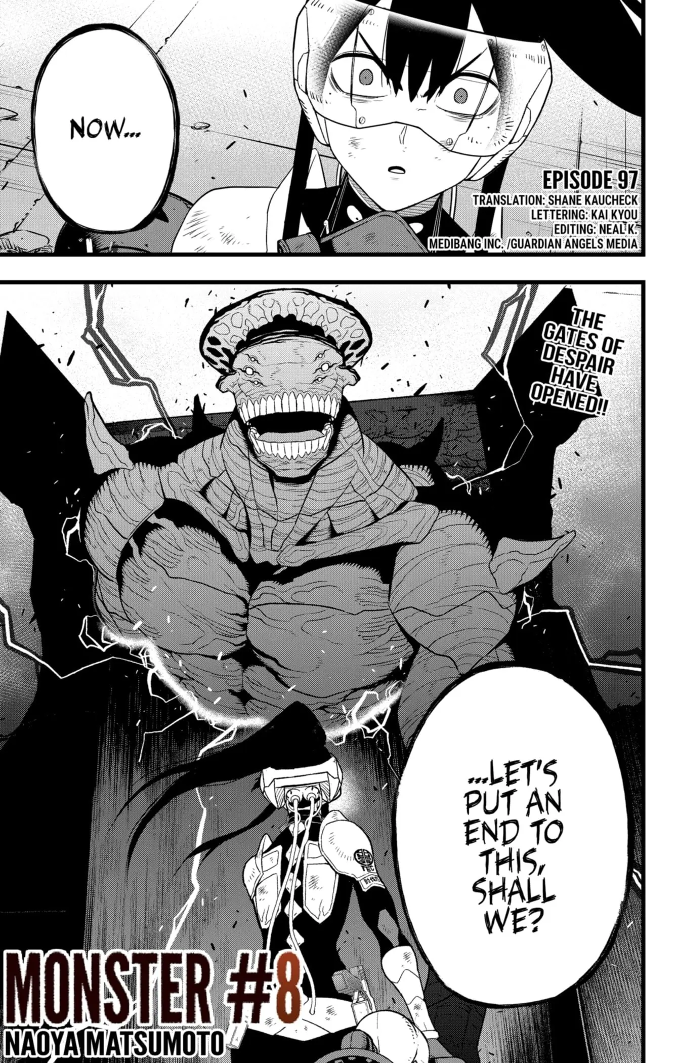 Kaiju No 8 Manga, chapter 97, page 1