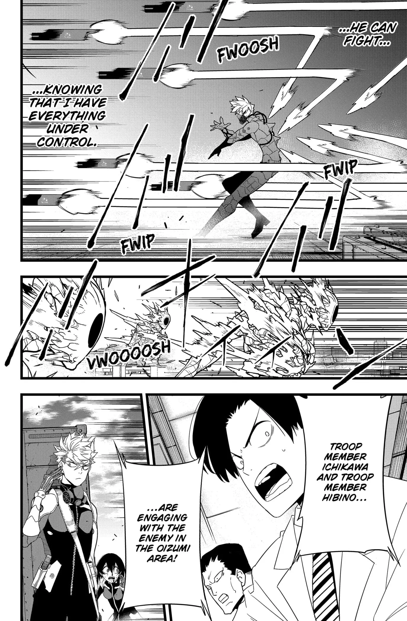Kaiju No 8 Manga, chapter 101, page 4