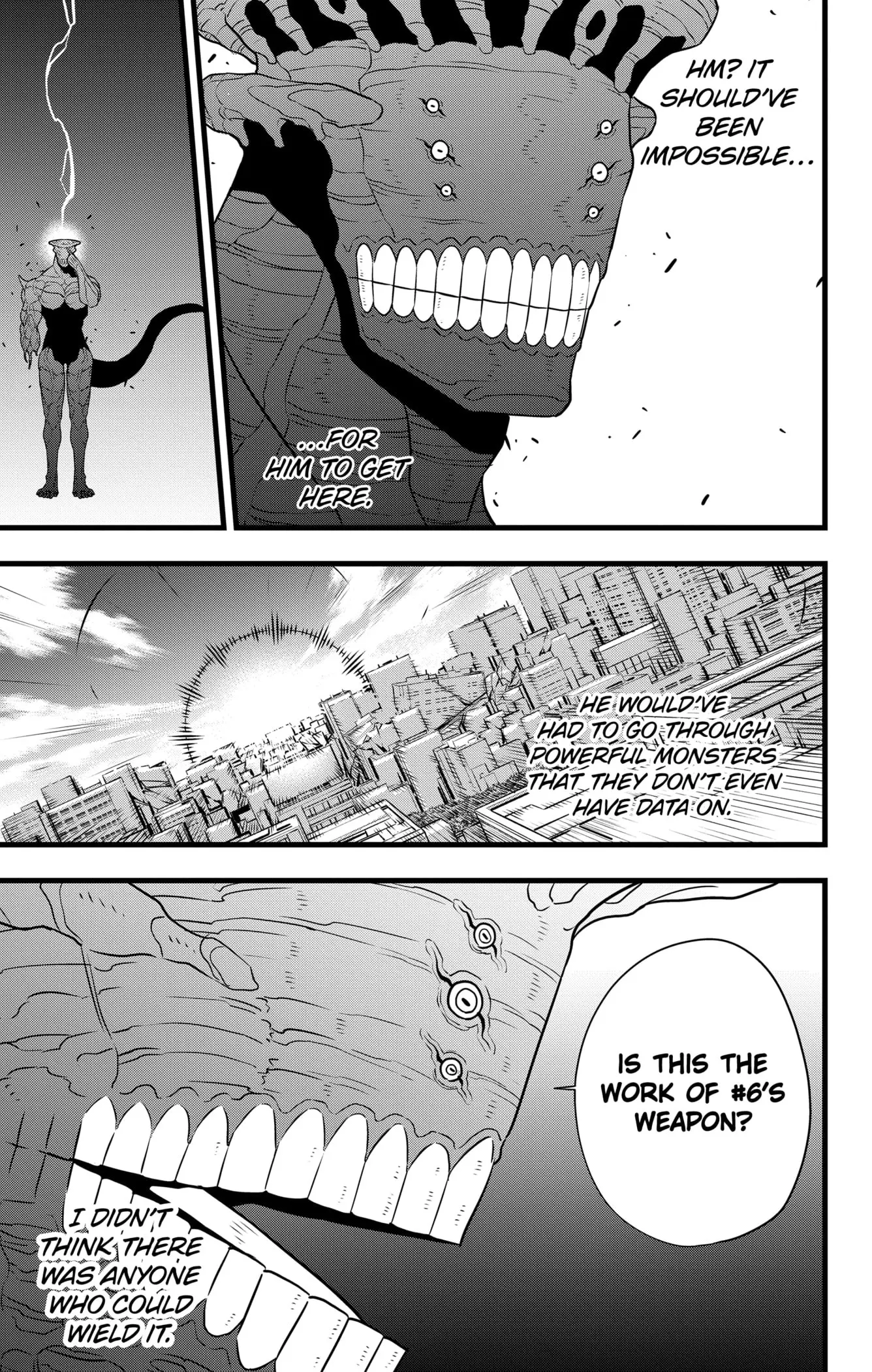 Kaiju No 8 Manga, chapter 105, page 11