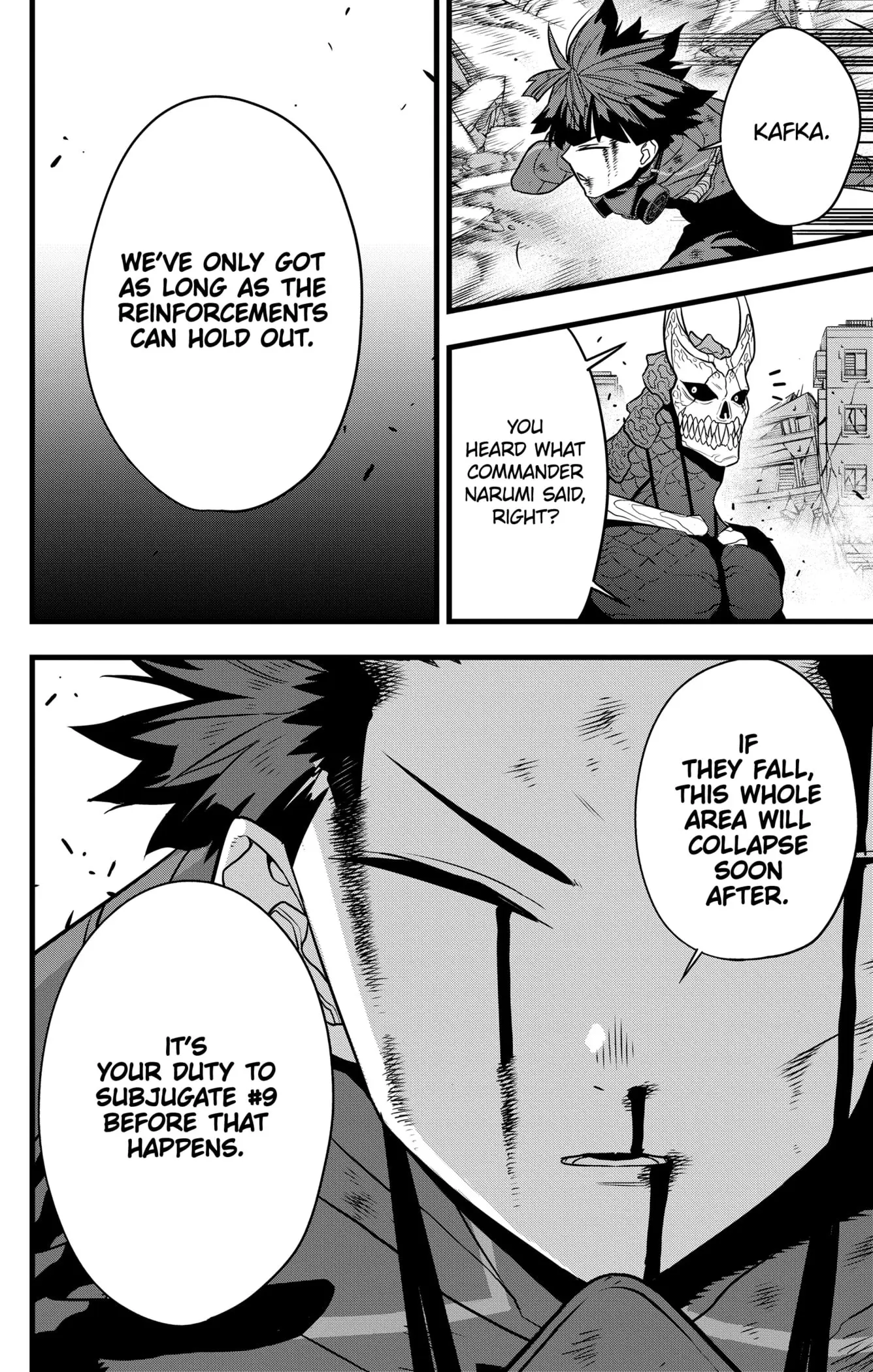 Kaiju No 8 Manga, chapter 105, page 12