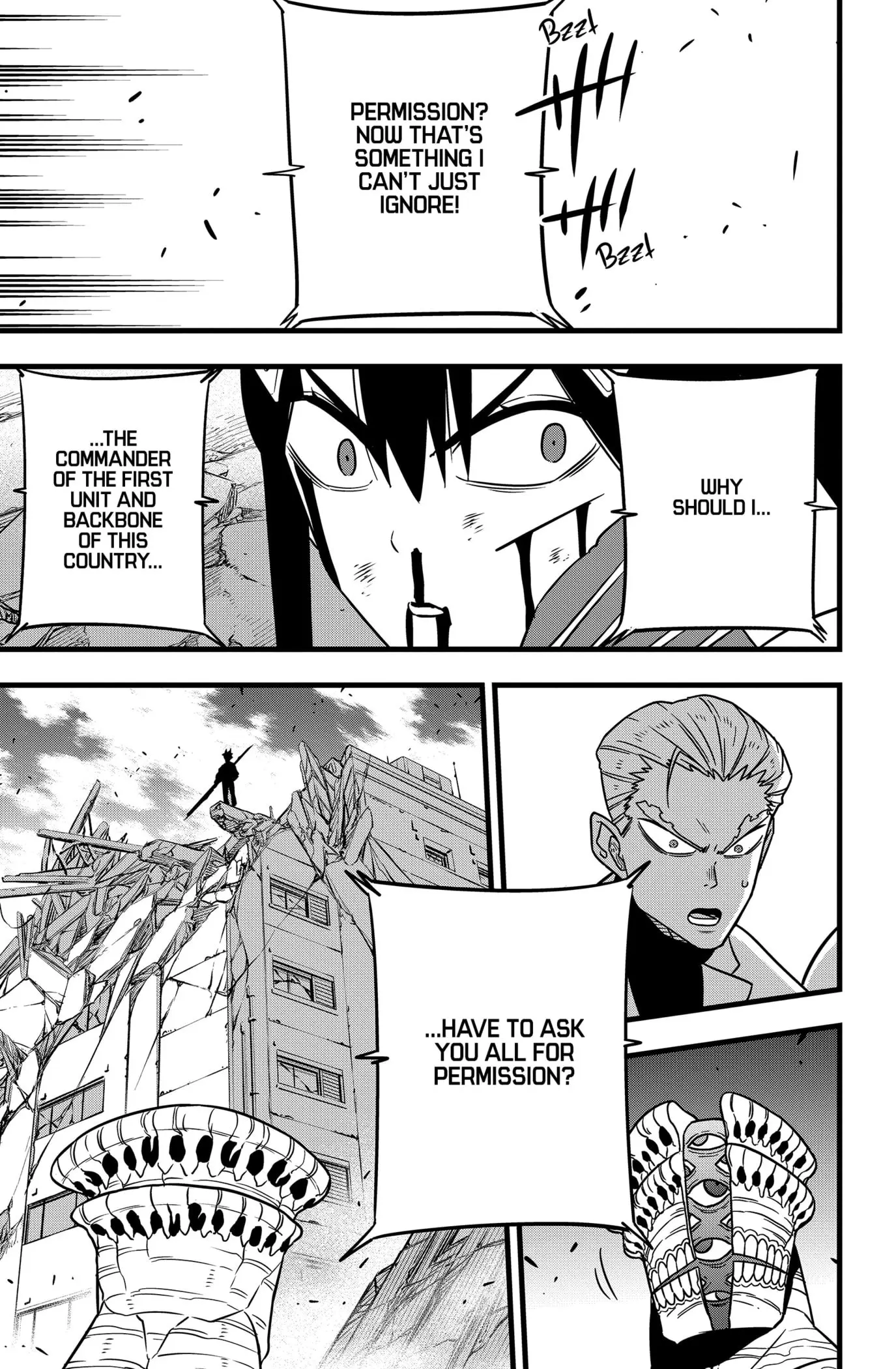 Kaiju No 8 Manga, chapter 115, page 21