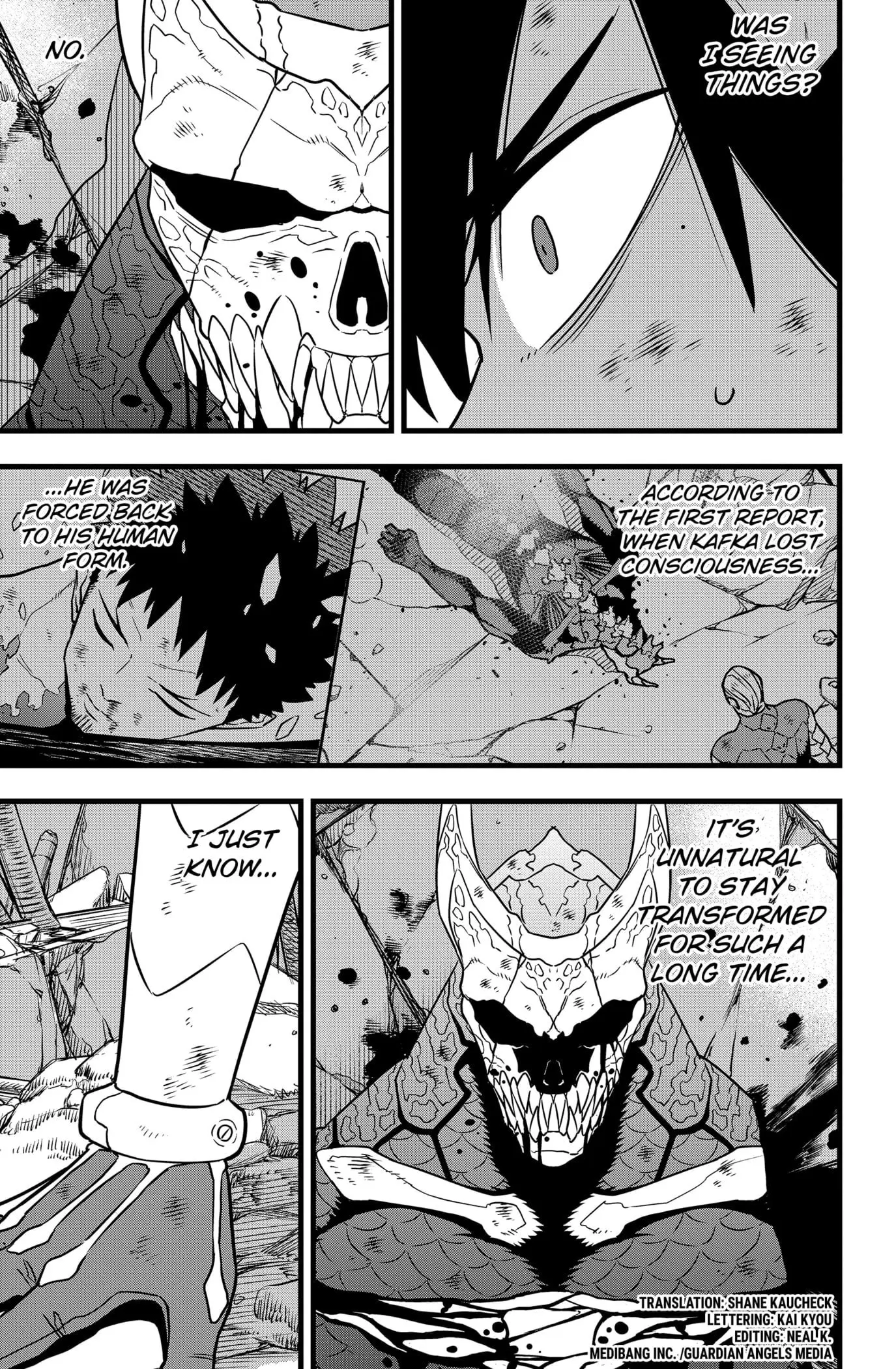 Kaiju No 8 Manga, chapter 119, page 5