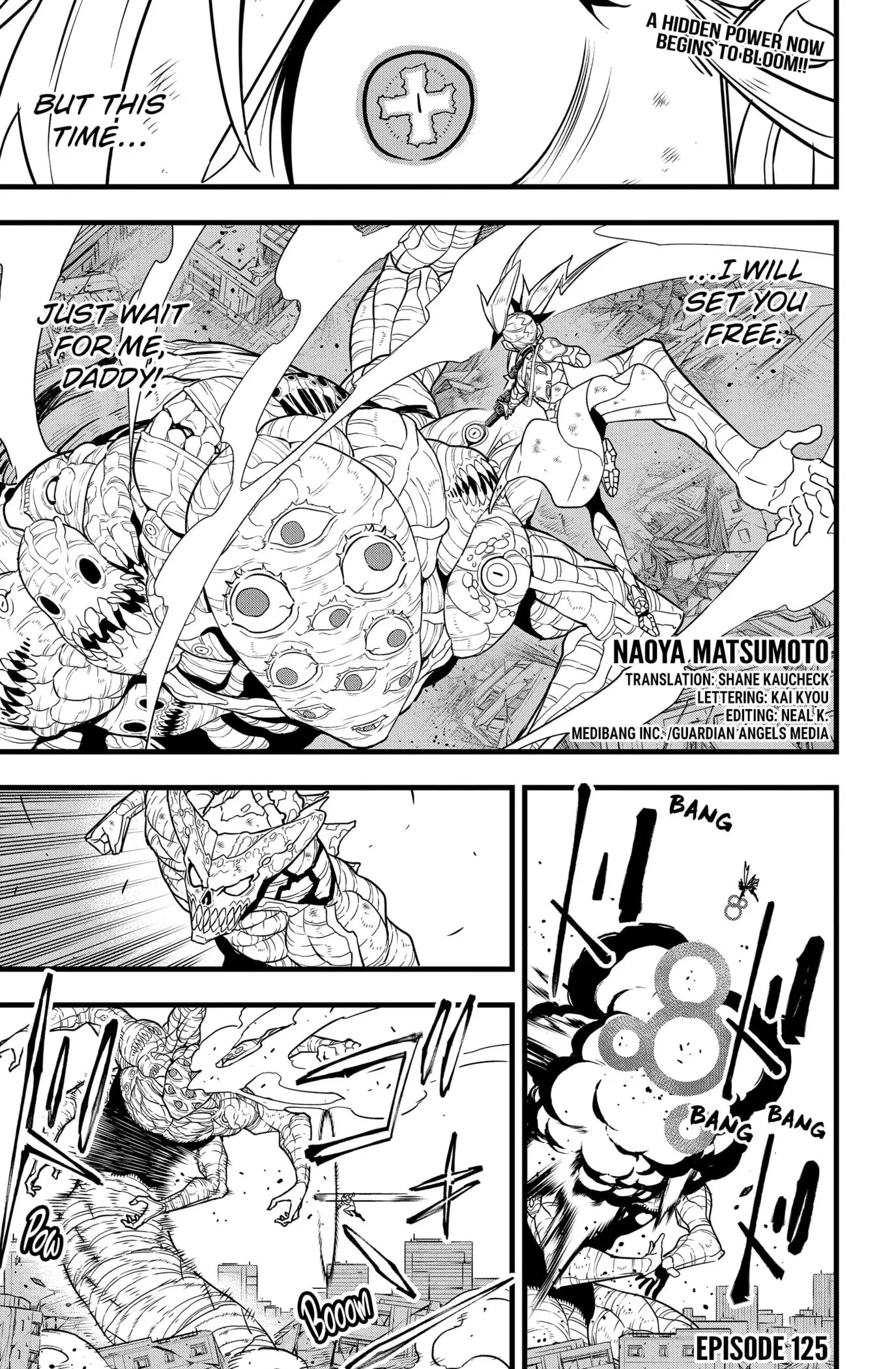 Kaiju No 8 Manga, chapter 125, page 1