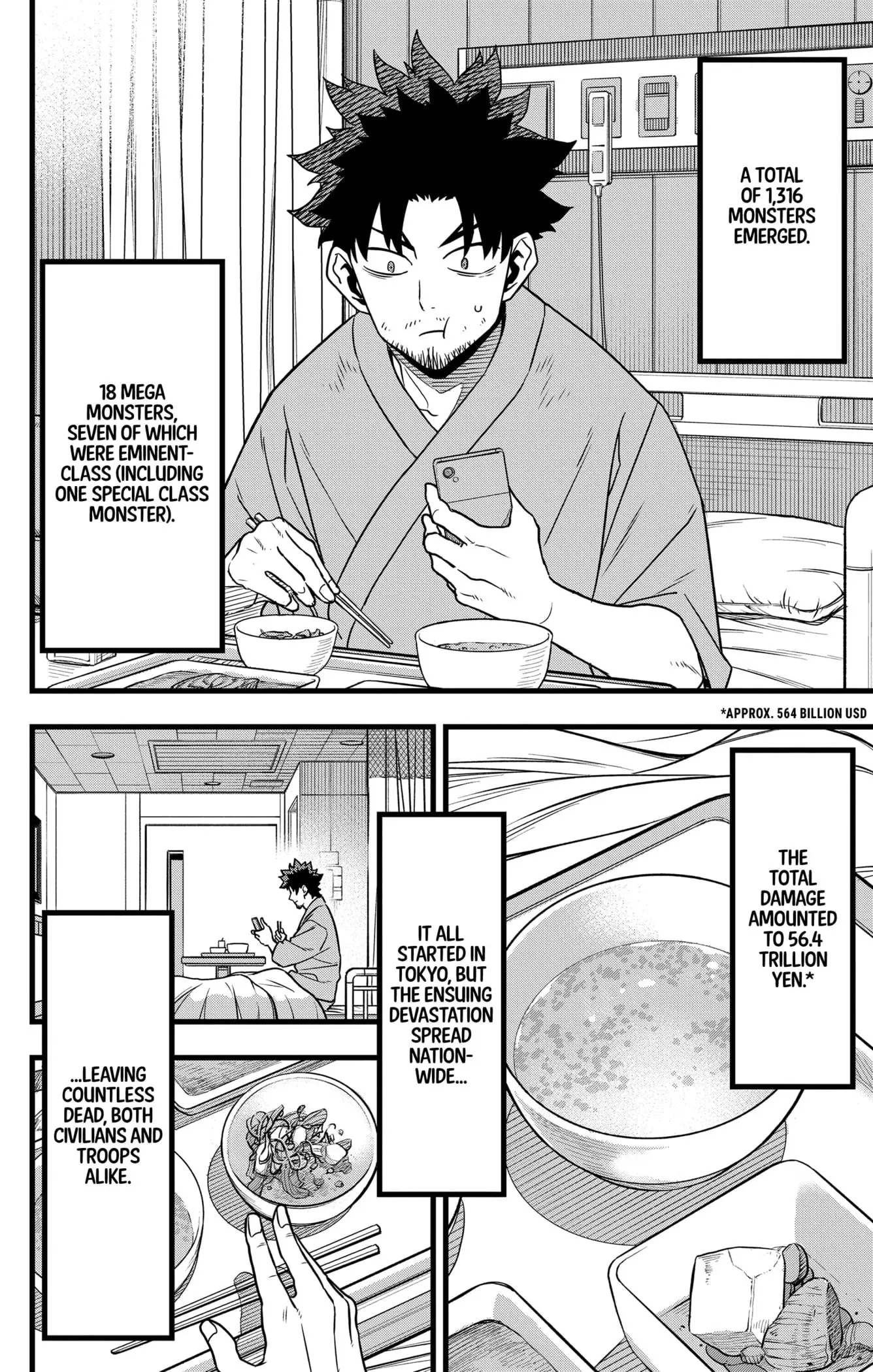 Kaiju No 8 Manga, chapter 129 END, page 4