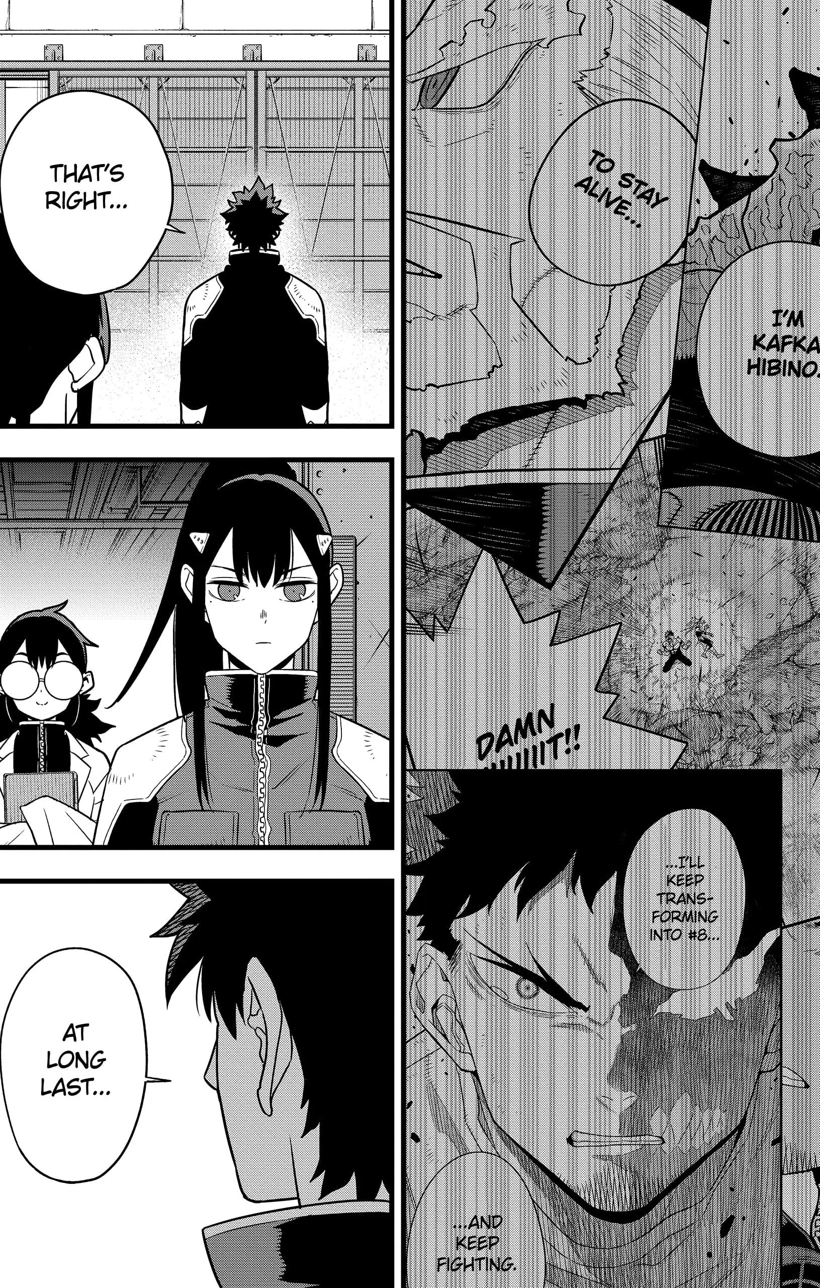 Kaiju No 8 Manga, chapter 129 END, page 17